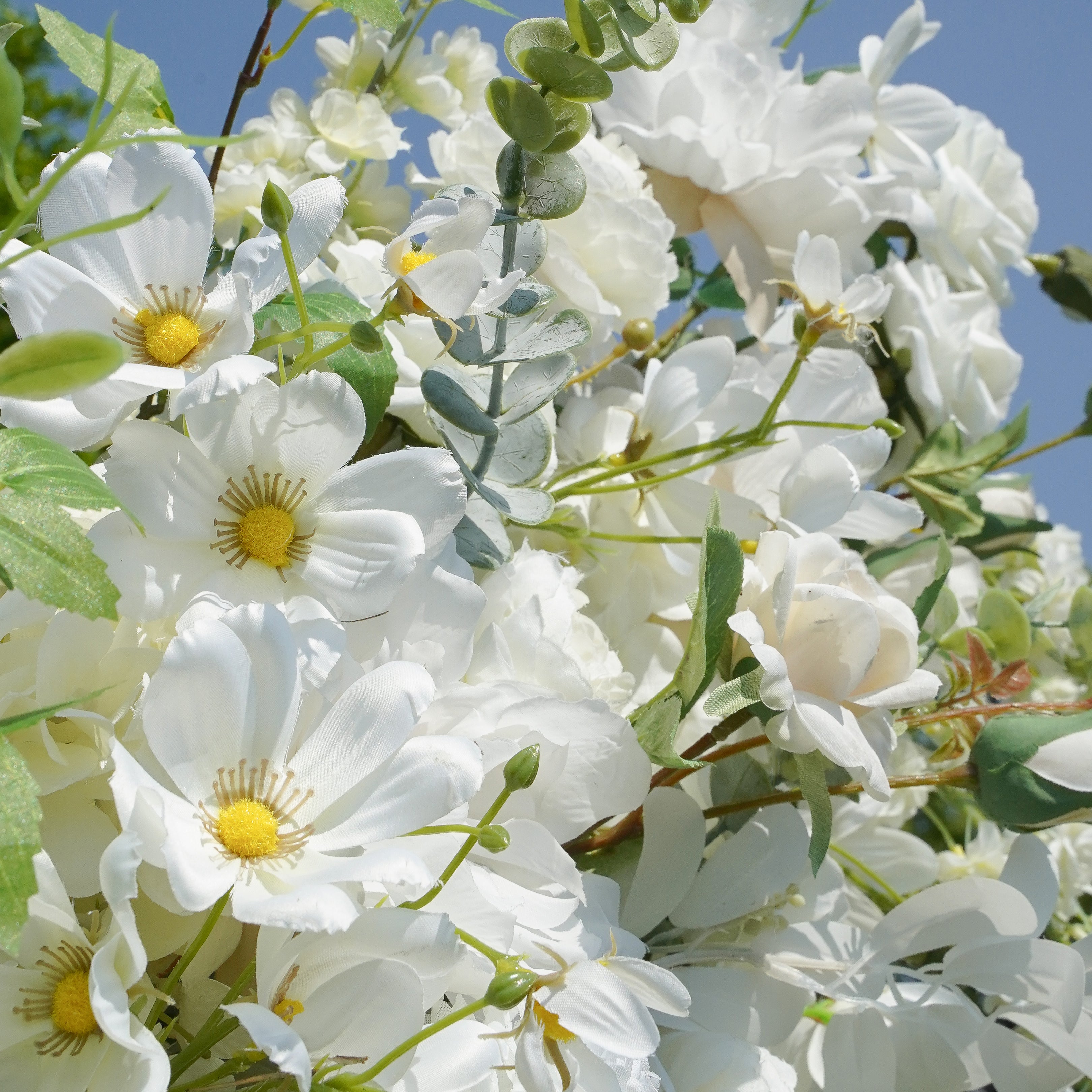Glaciana 2026 Luxury Floral Arch with Frame - Complete Ceremony Backdrop Kit for Weddings Parties & Events