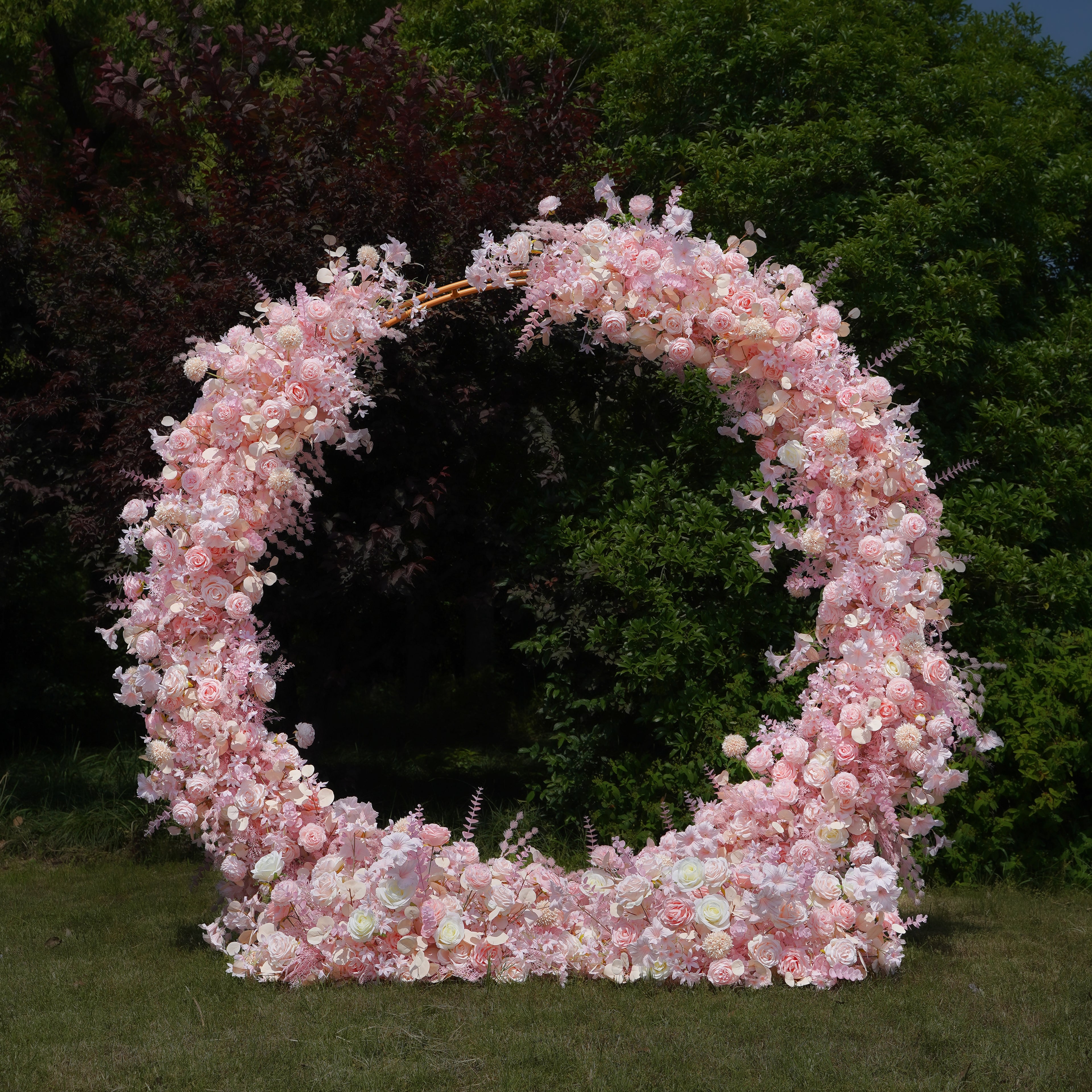Cielo New Wedding Party Background Floral Arch Decoration Including Frame