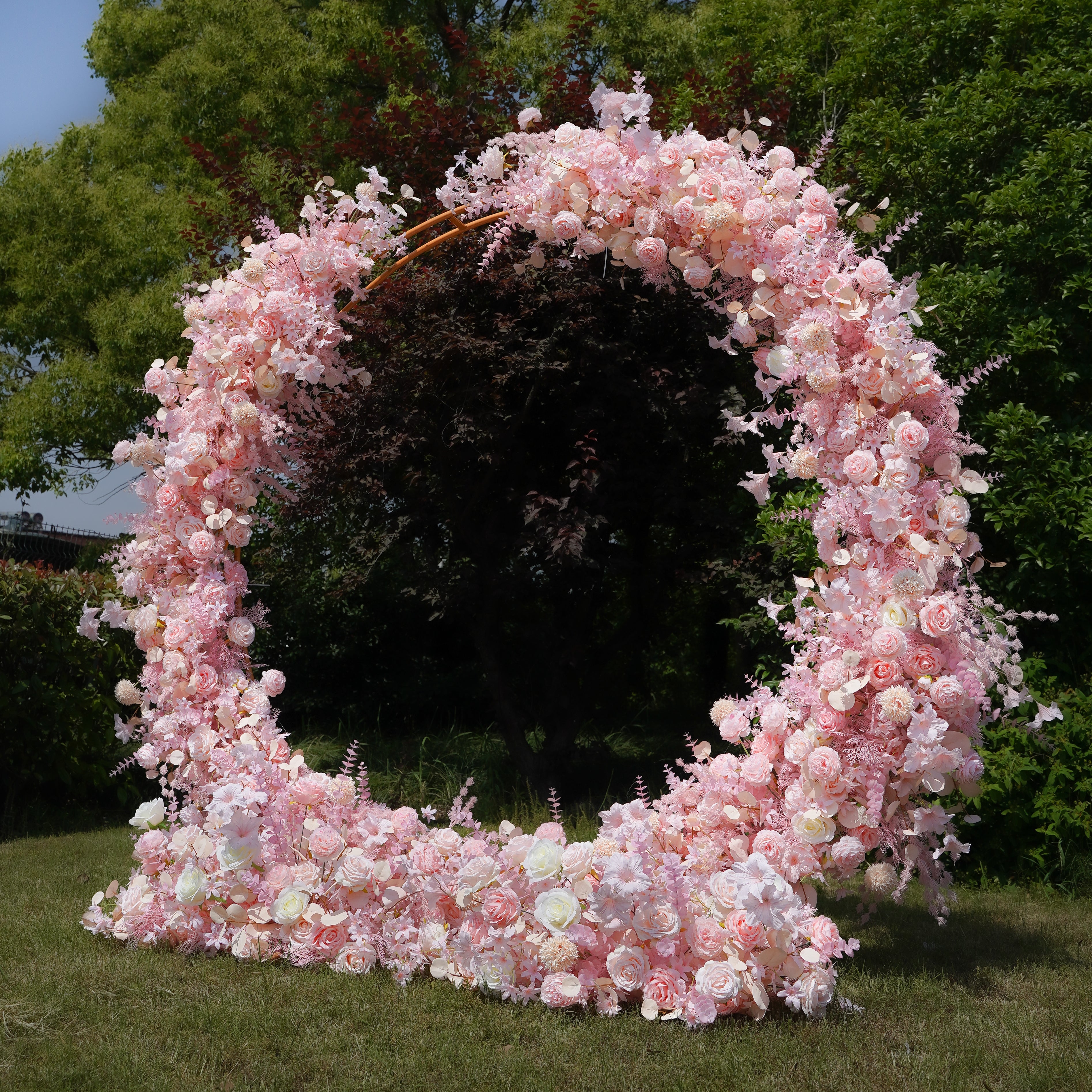 Cielo New Wedding Party Background Floral Arch Decoration Including Frame