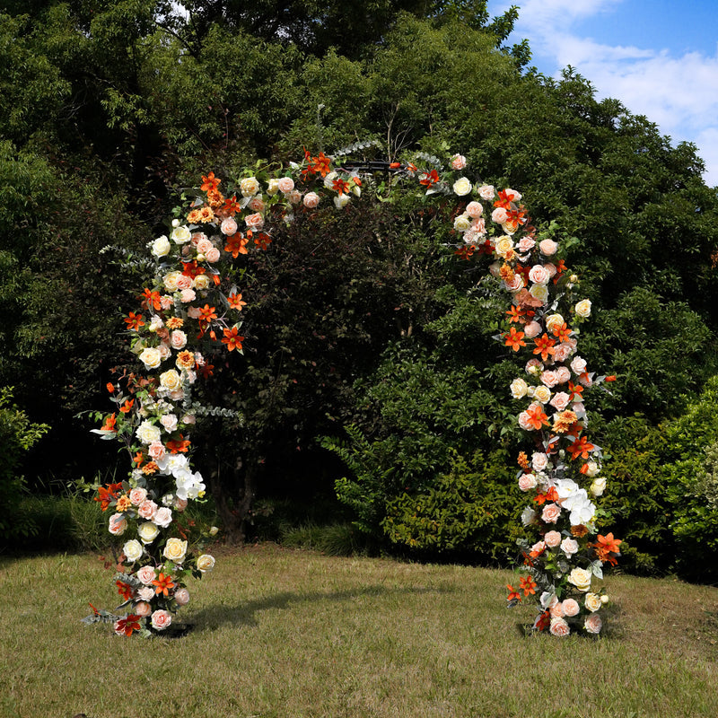 Solara New Wedding Party Background Floral Arch Decoration Including Frame