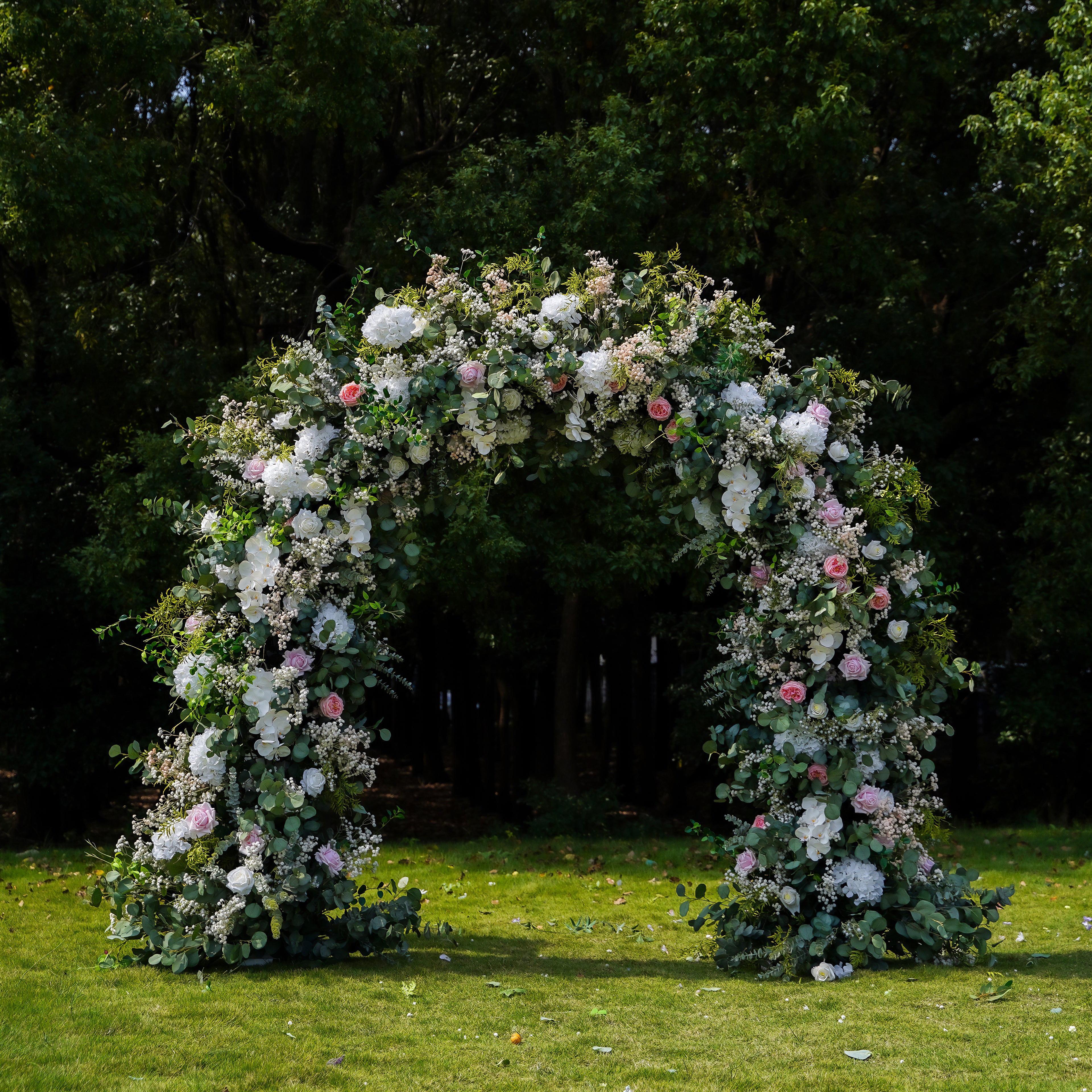 Haven:Wedding Party Background Floral Arch Decoration Including Frame