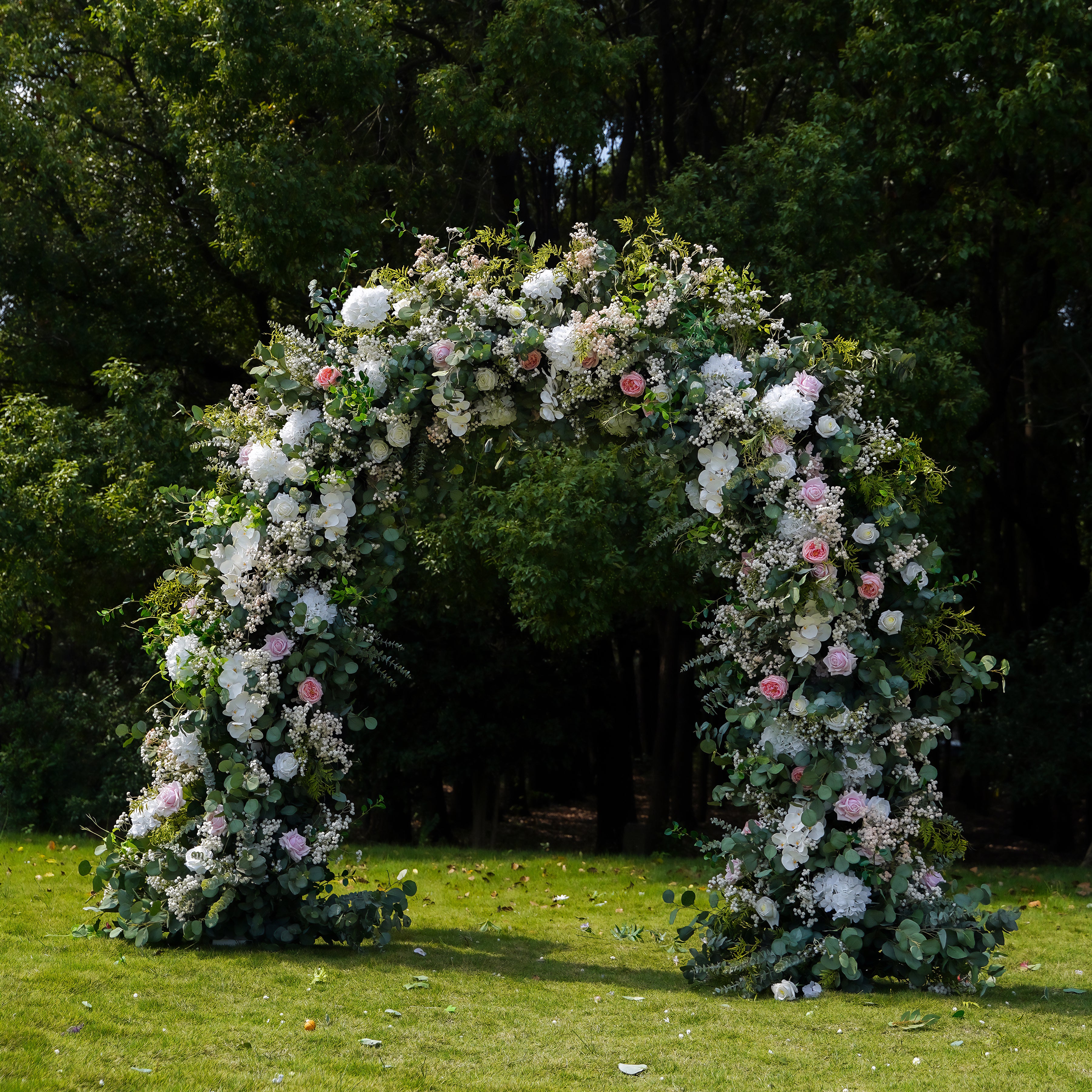Haven:Wedding Party Background Floral Arch Decoration Including Frame