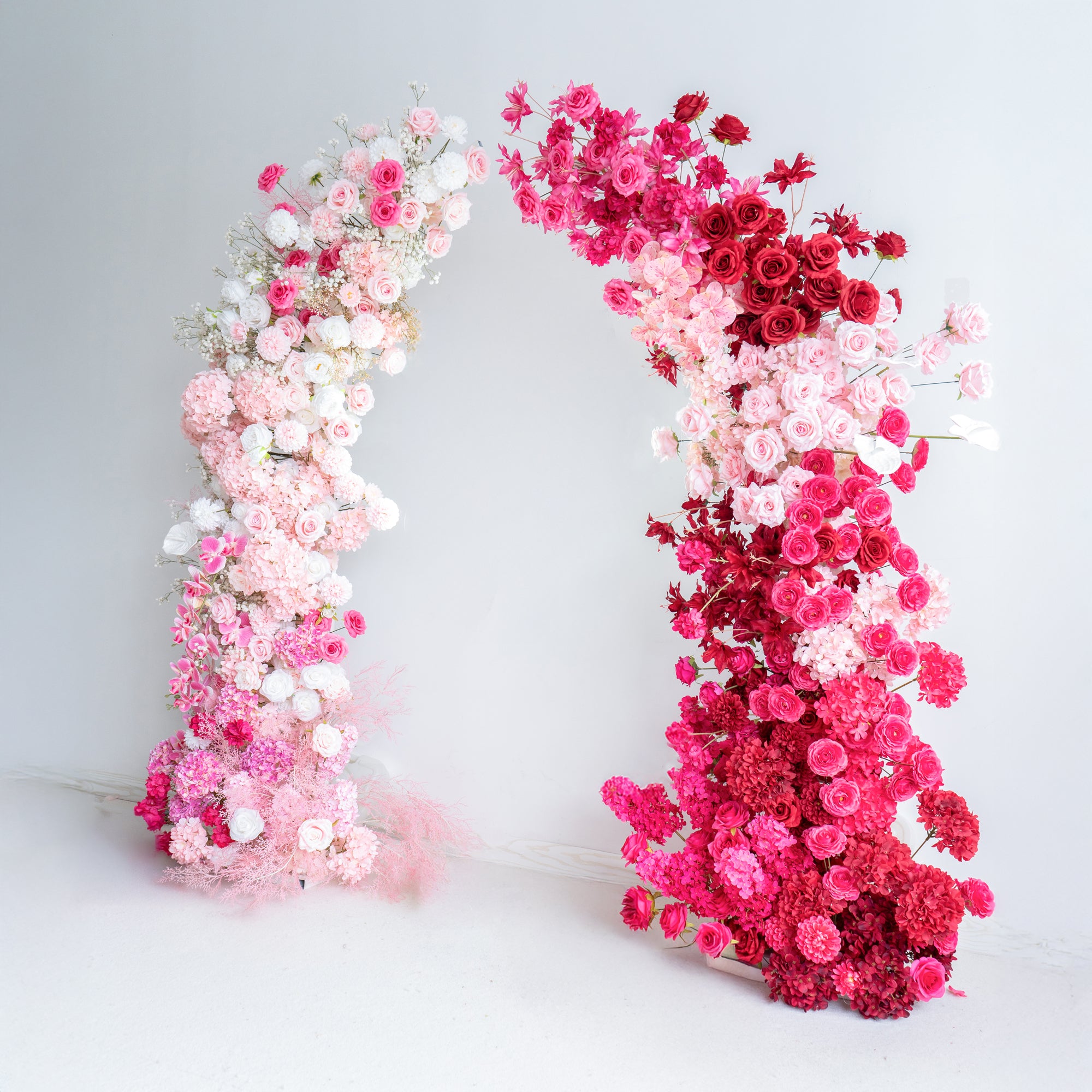 Petra :Wedding Party Background Floral Arch Decoration (Including Frame)