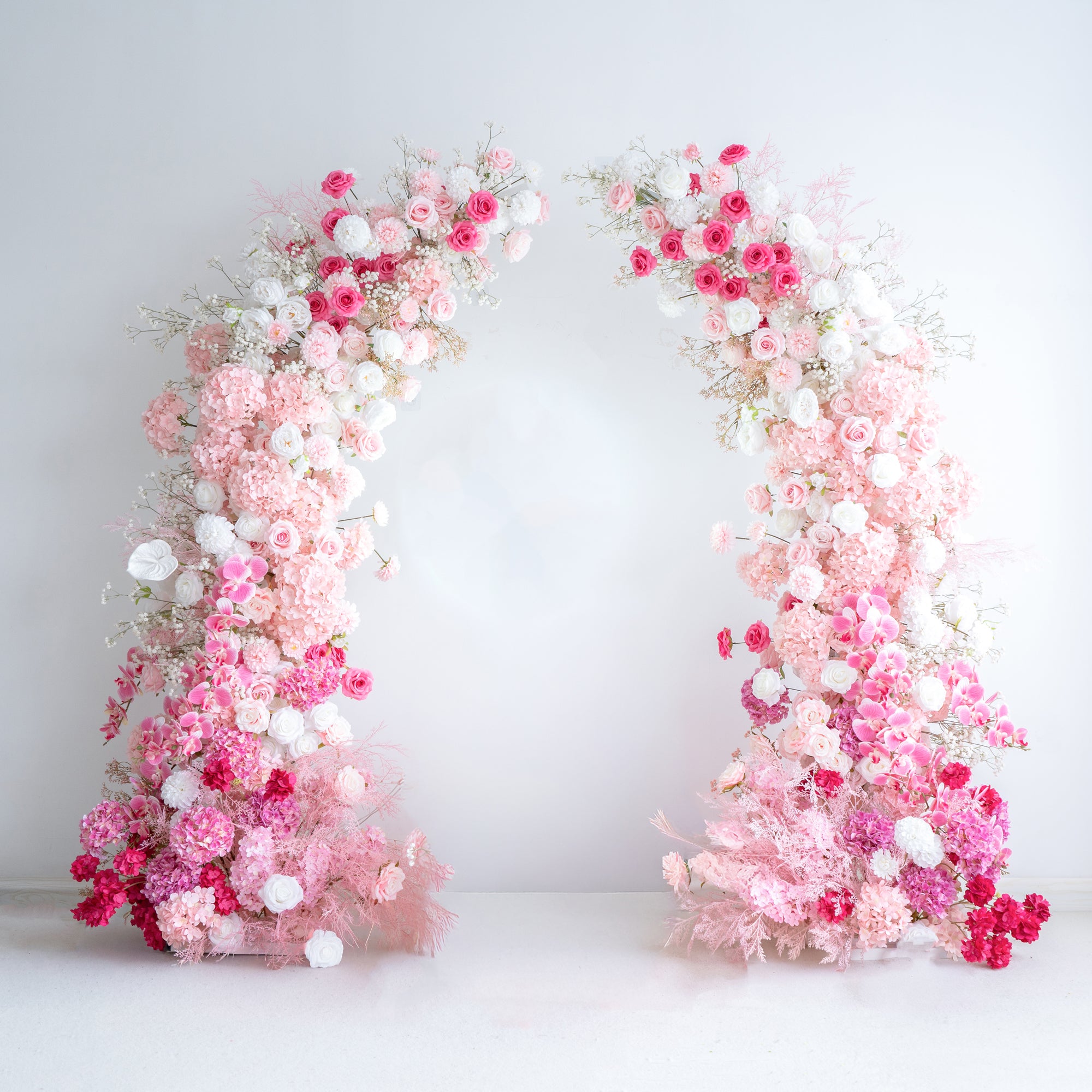 Thalia :Wedding Party Background Floral Arch Decoration (Including Frame)