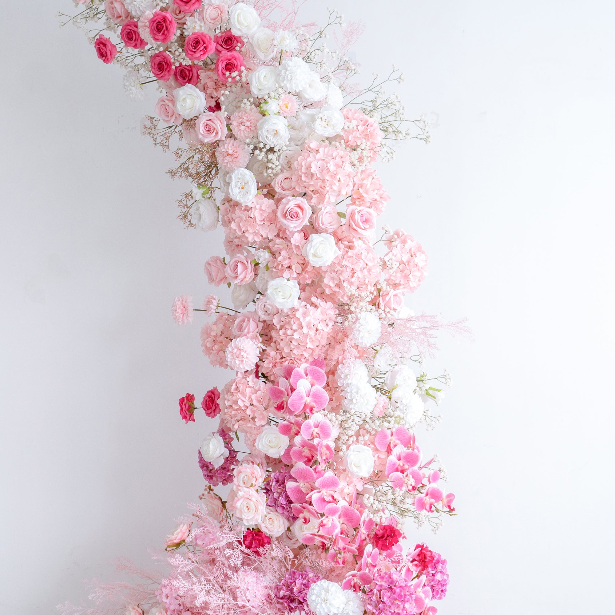 Thalia :Wedding Party Background Floral Arch Decoration (Including Frame)