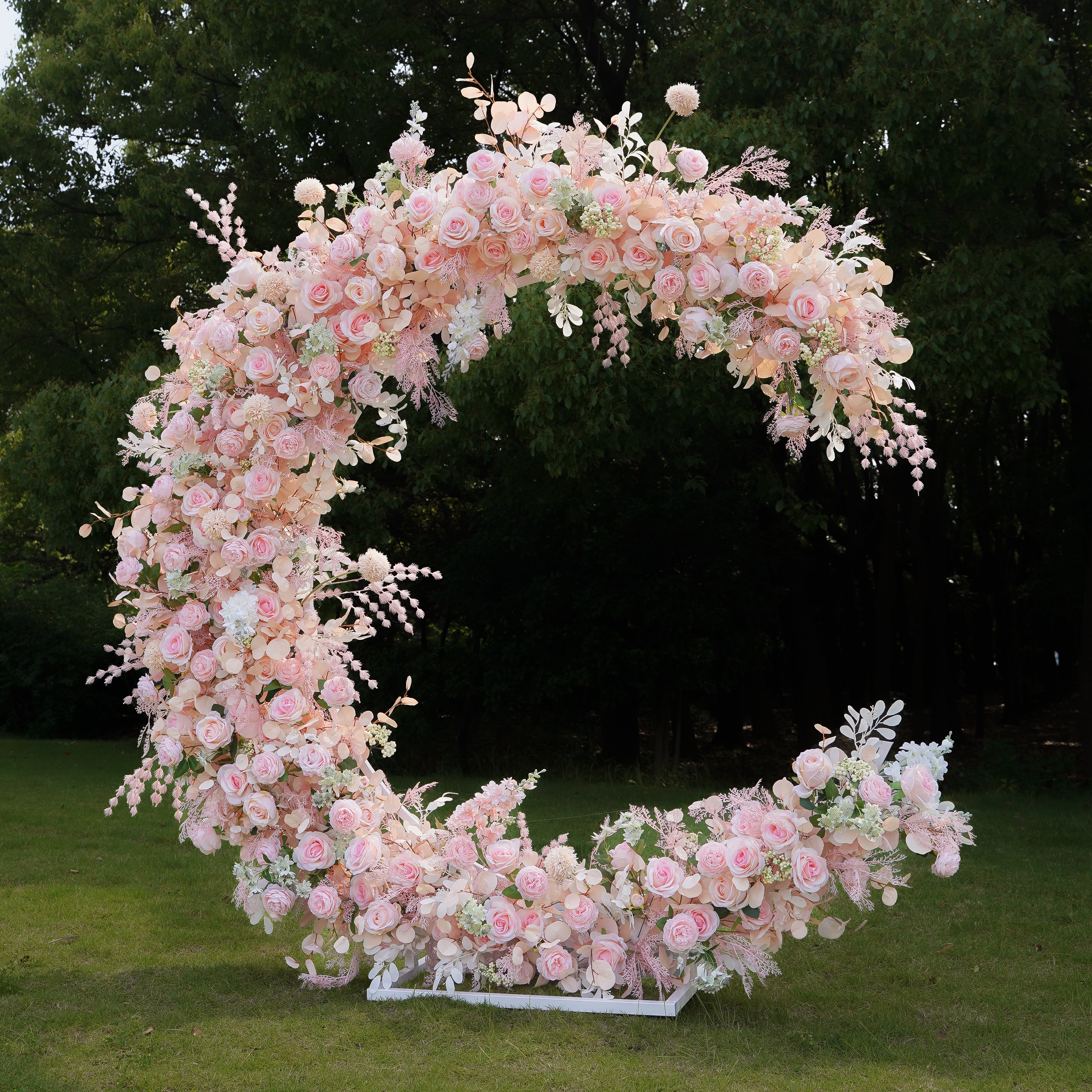 Nectar :Wedding Party Background Floral Arch Decoration Including Frame