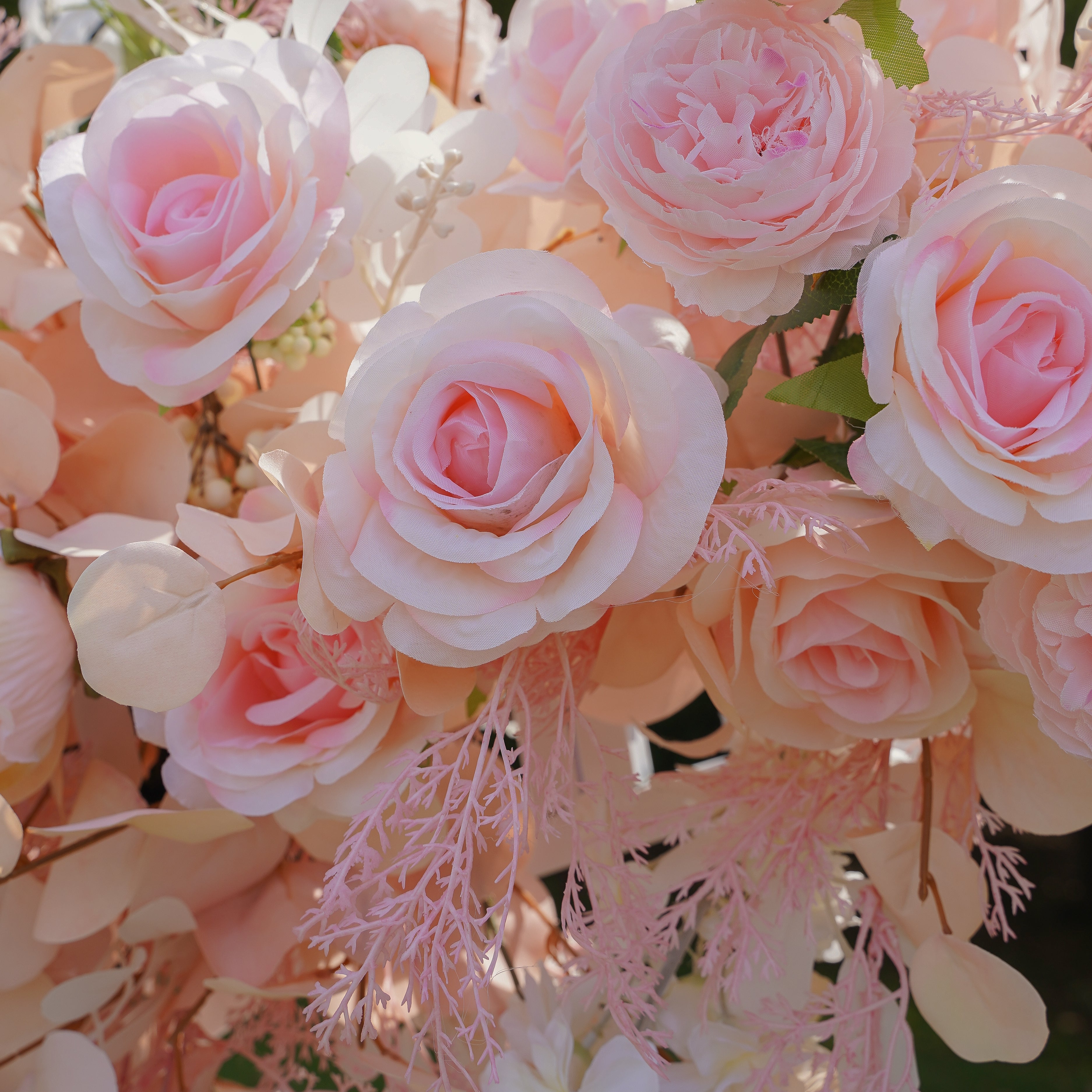Nectar :Wedding Party Background Floral Arch Decoration Including Frame