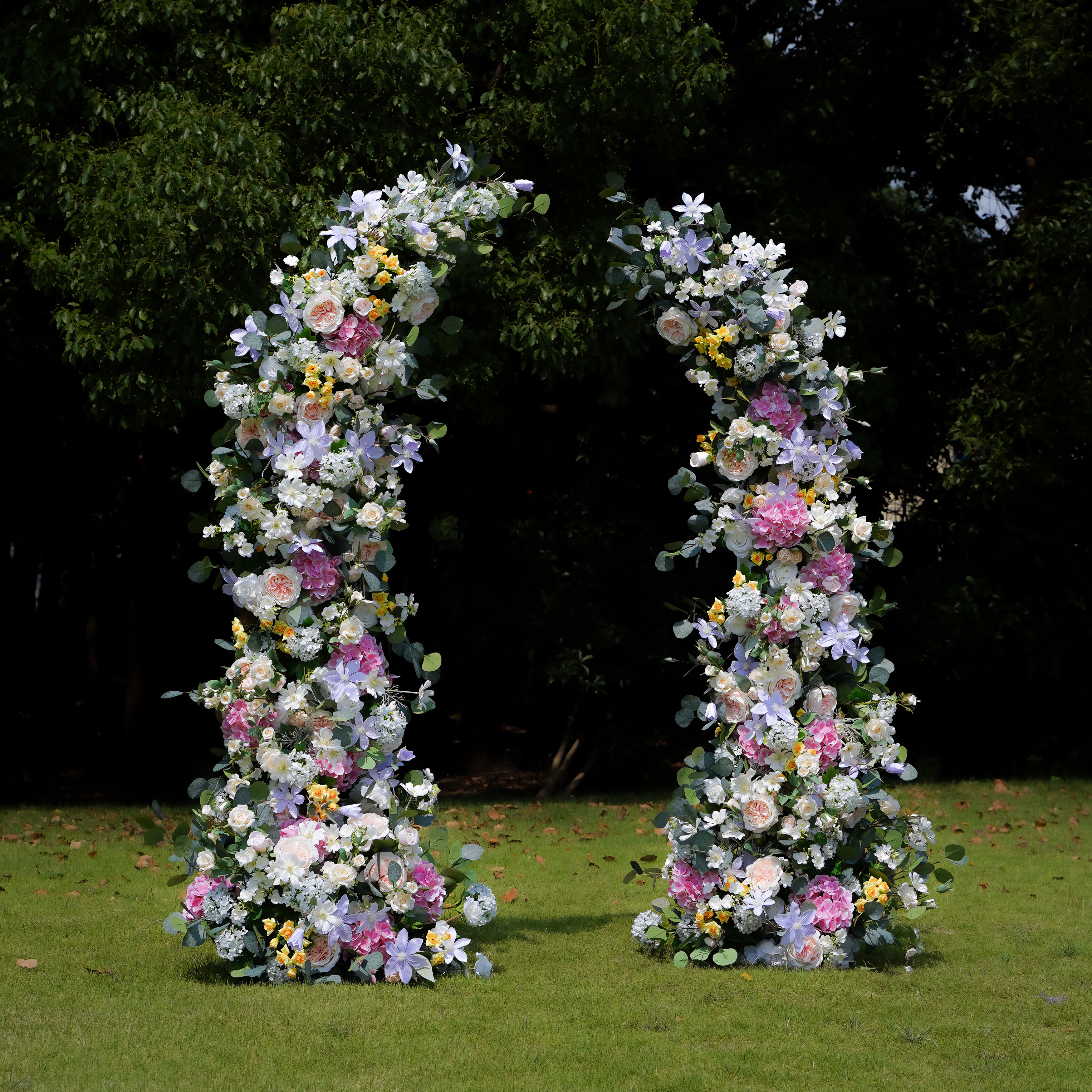 Nova Wedding Party Background Floral Arch Decoration