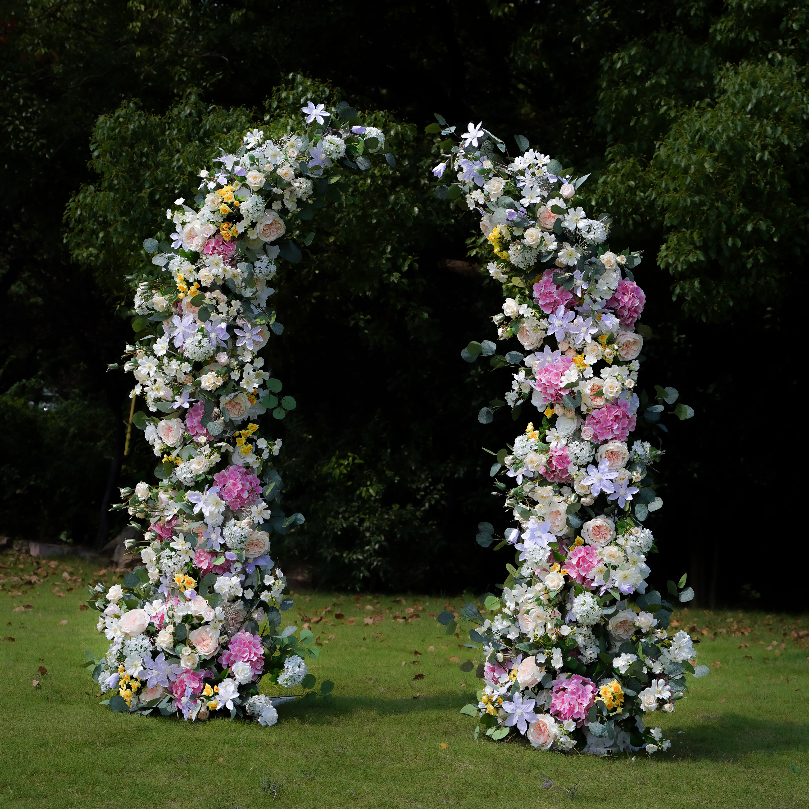 Nova Wedding Party Background Floral Arch Decoration