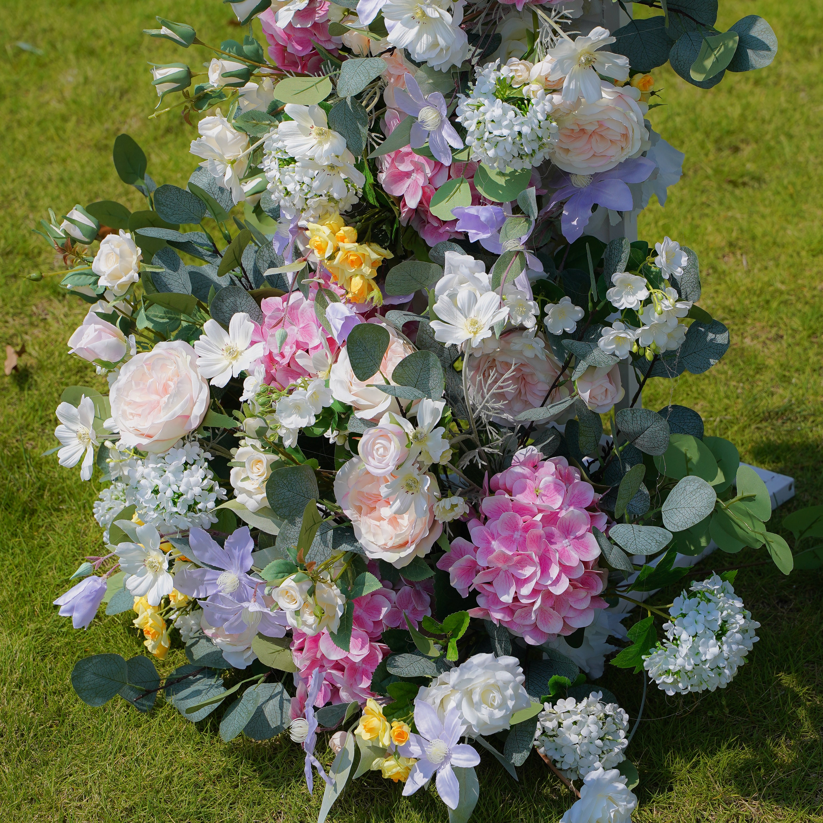 Nova Wedding Party Background Floral Arch Decoration