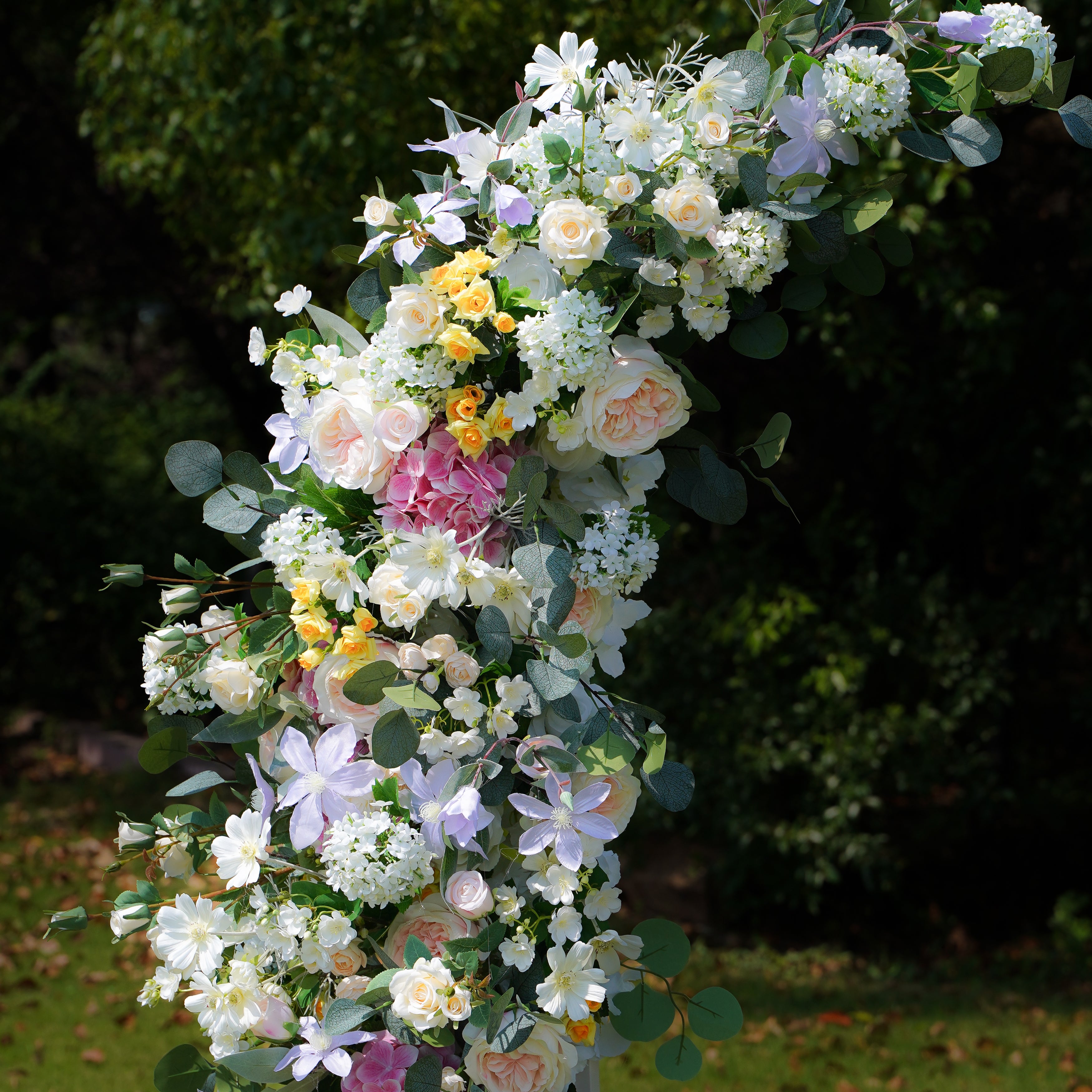 Nova Wedding Party Background Floral Arch Decoration