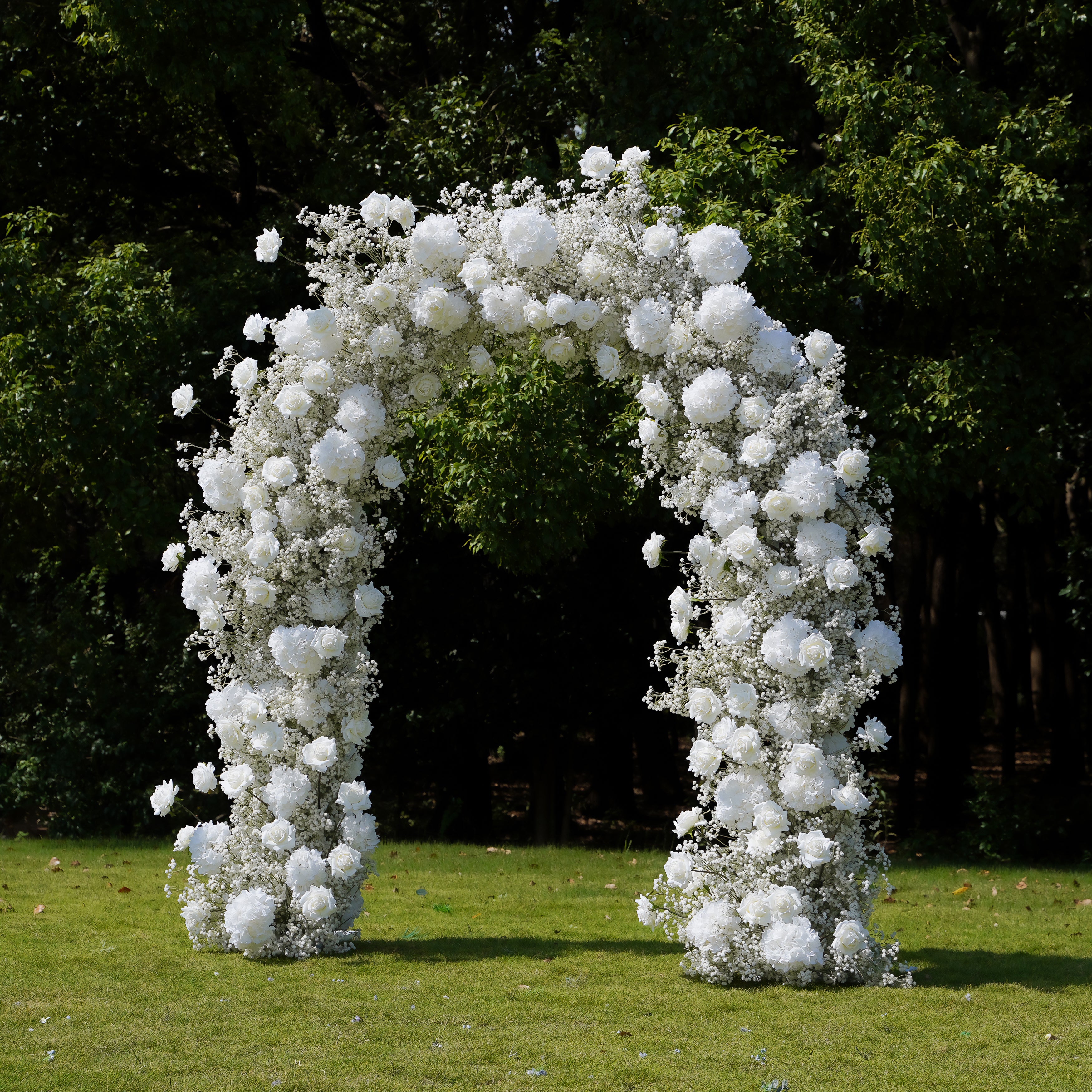 Cloud Wedding Party Background Floral Arch Decoration Including Frame