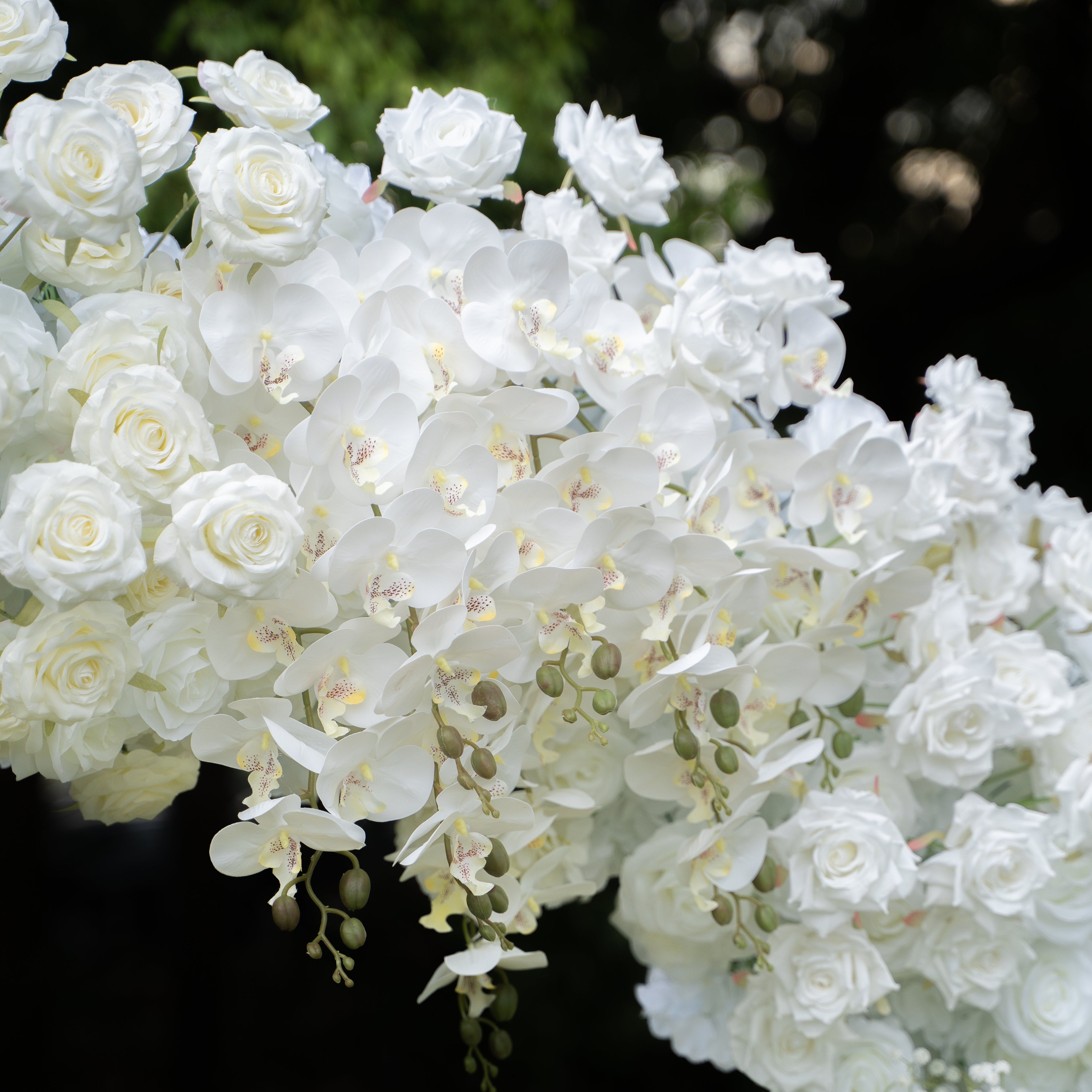 Cirrus: Wedding Party Background Floral Arch Decoration