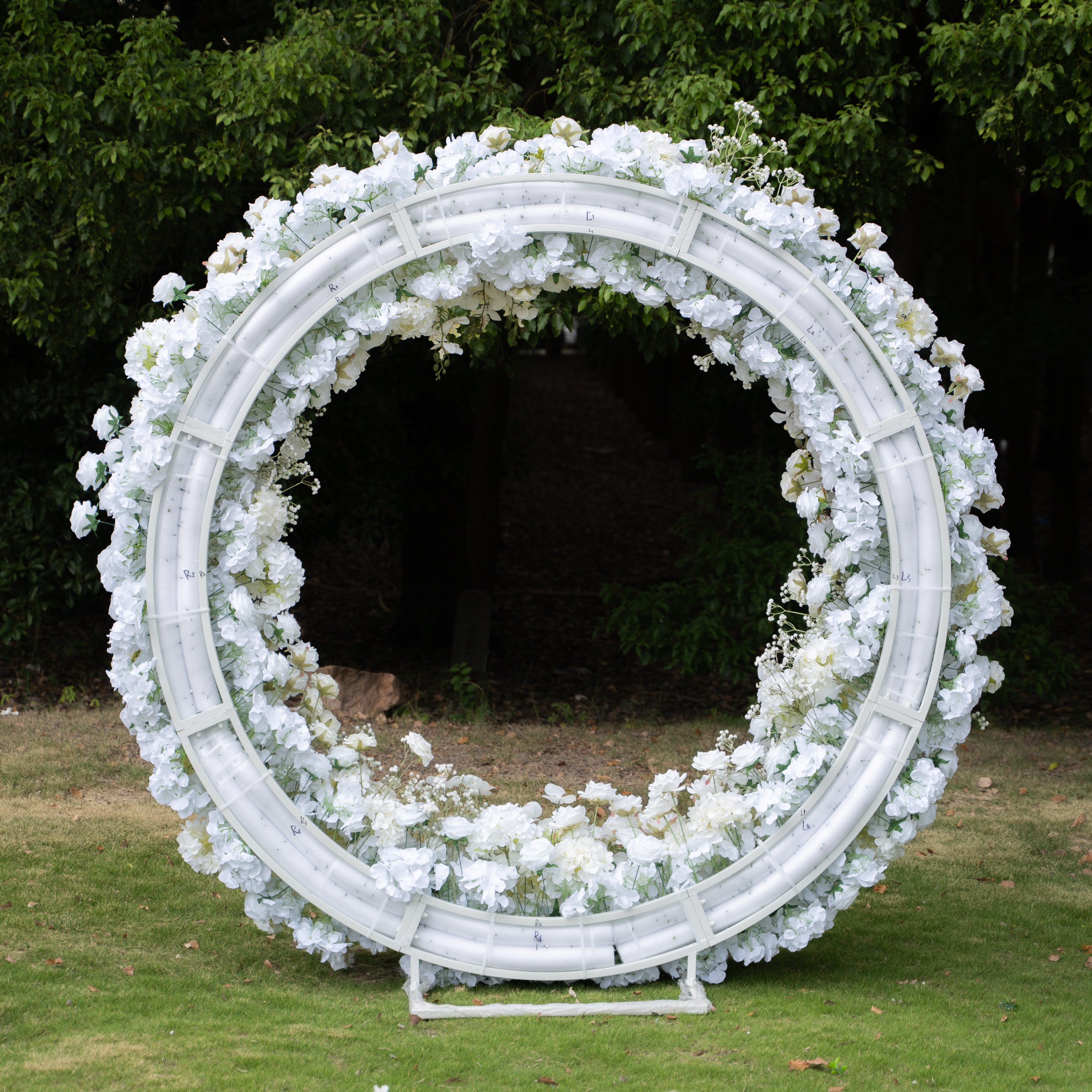 Cirrus: Wedding Party Background Floral Arch Decoration