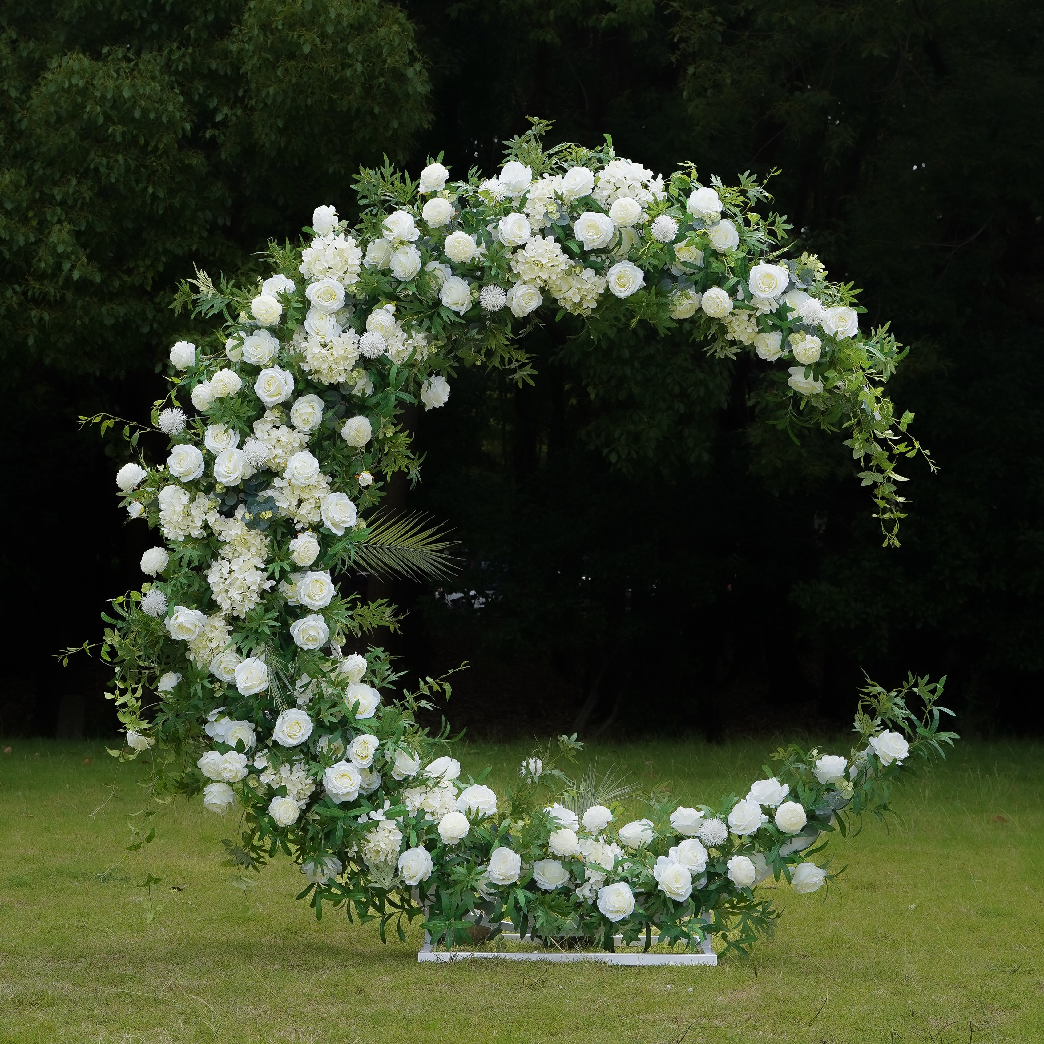 Purity Wedding Party Background Floral Arch Decoration Including Frame