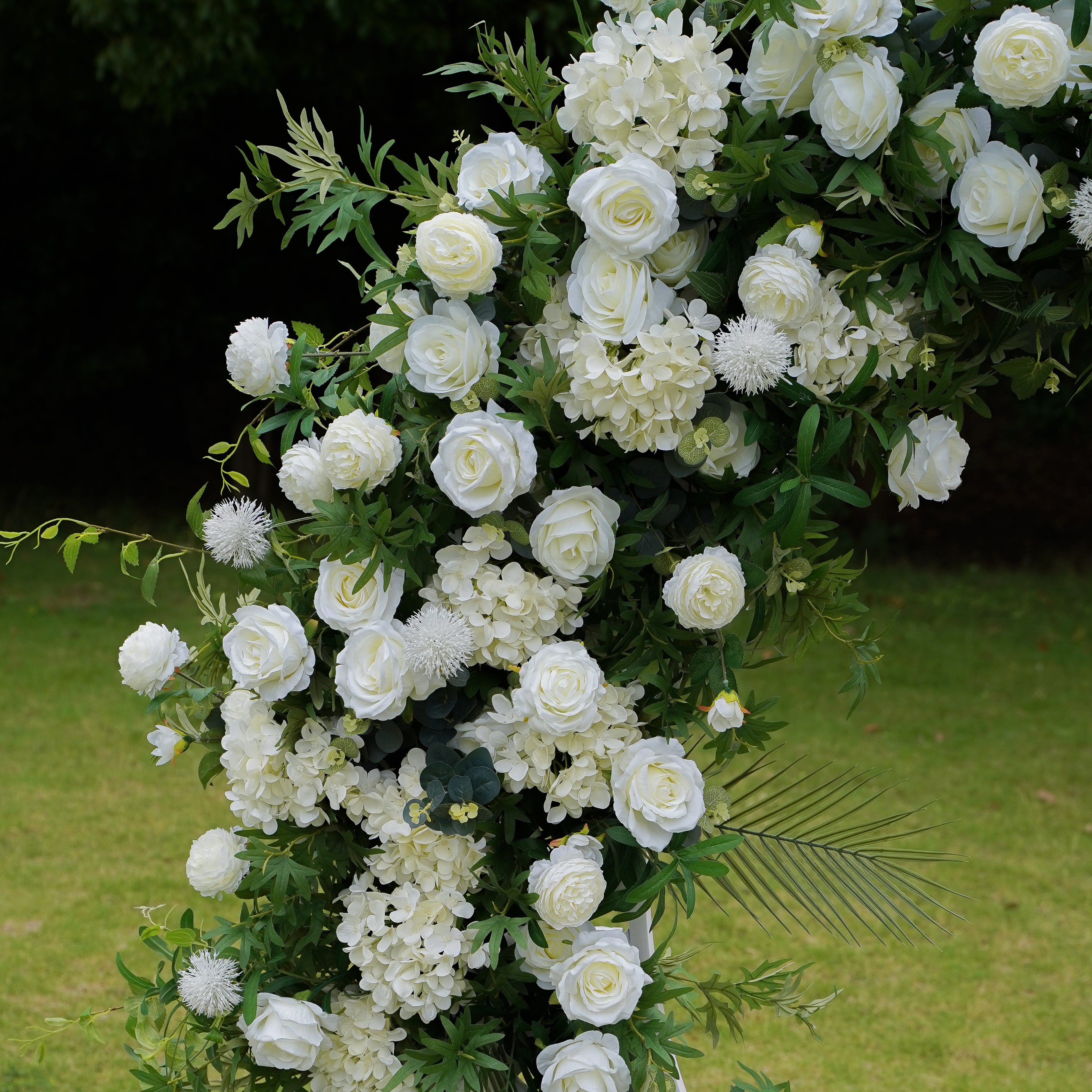 Purity Wedding Party Background Floral Arch Decoration Including Frame