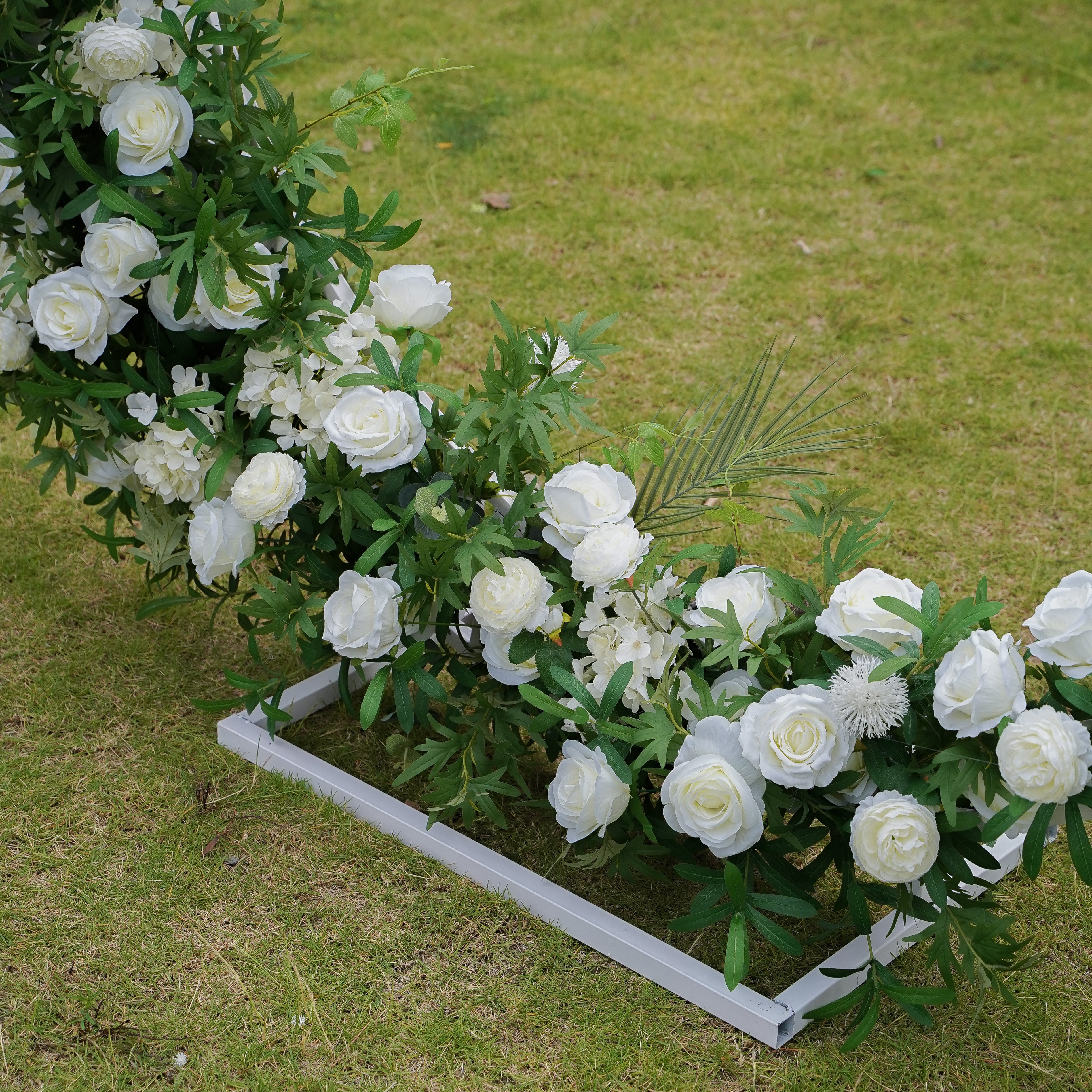 Purity Wedding Party Background Floral Arch Decoration Including Frame