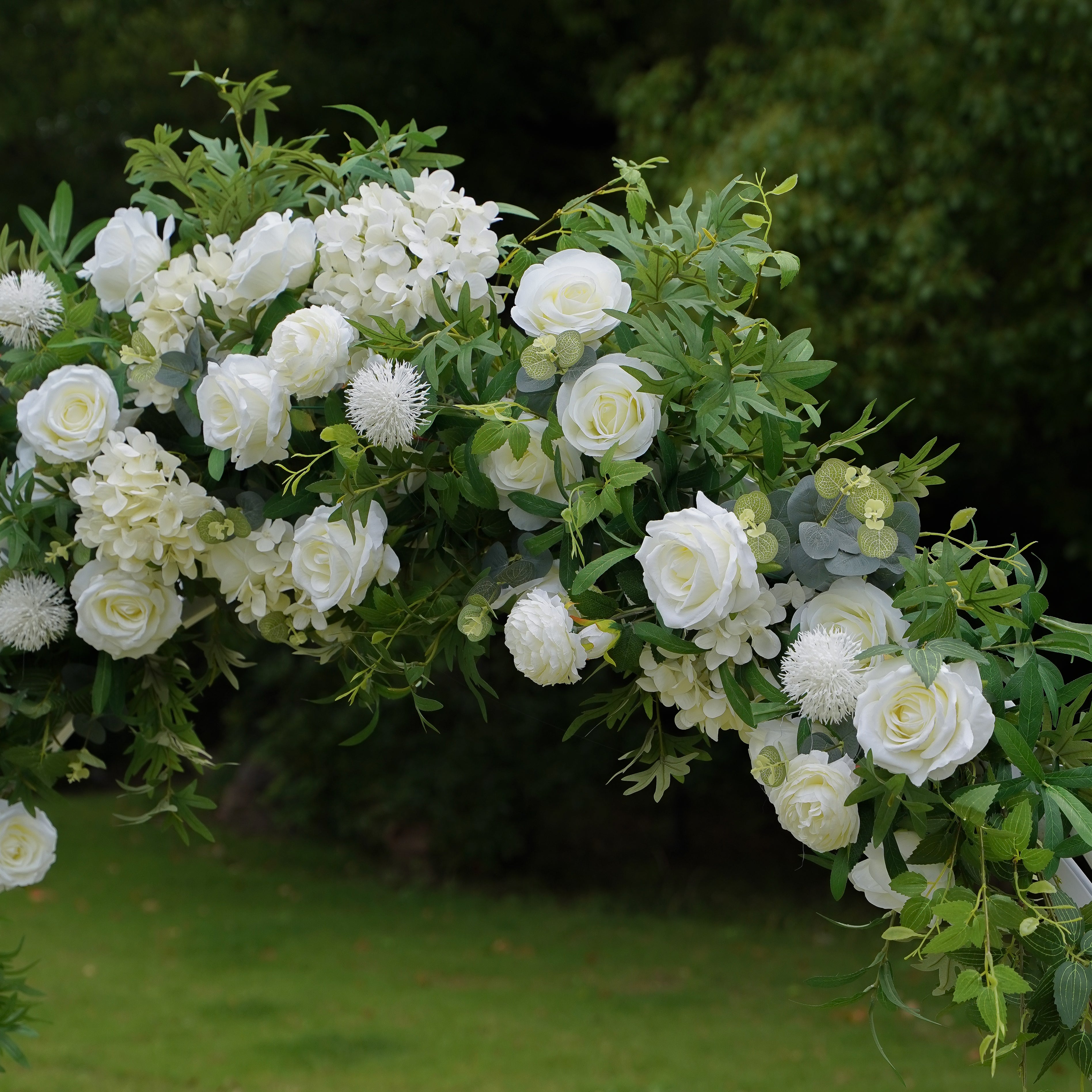 Purity Wedding Party Background Floral Arch Decoration Including Frame