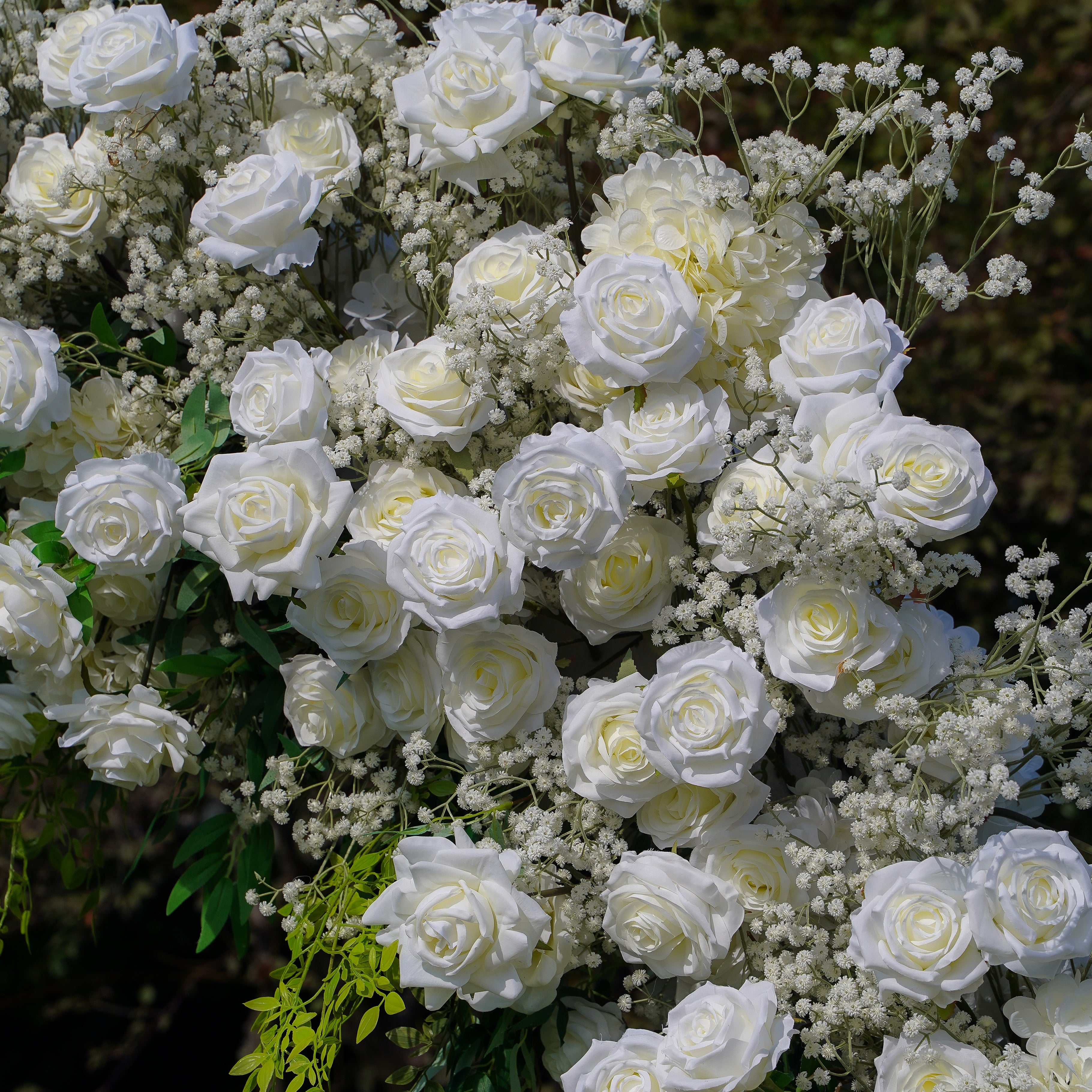 Pearl:Wedding Party Background Floral Arch Decoration Including Frame