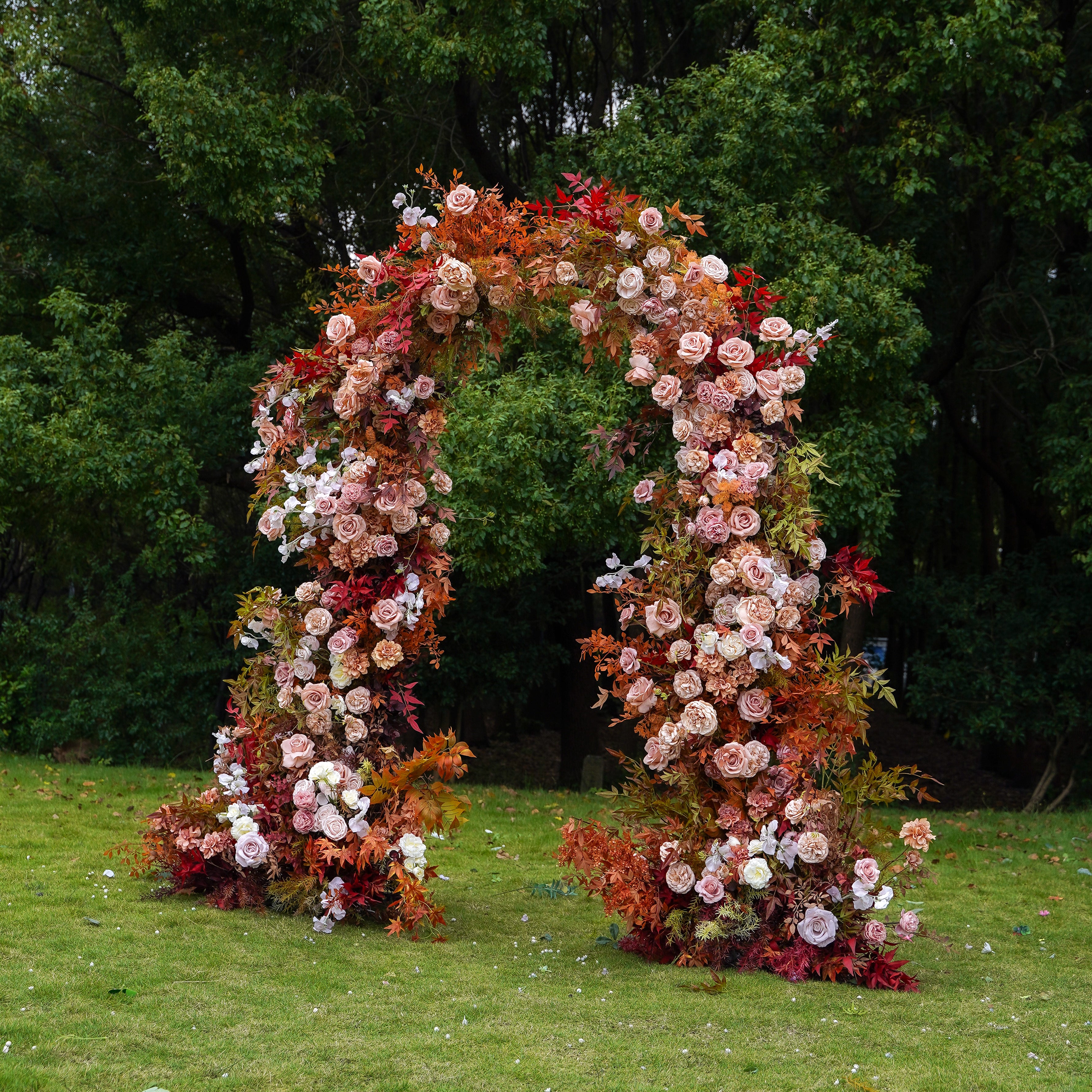 Maple New Wedding Party Background Floral Arch Decoration Including Frame