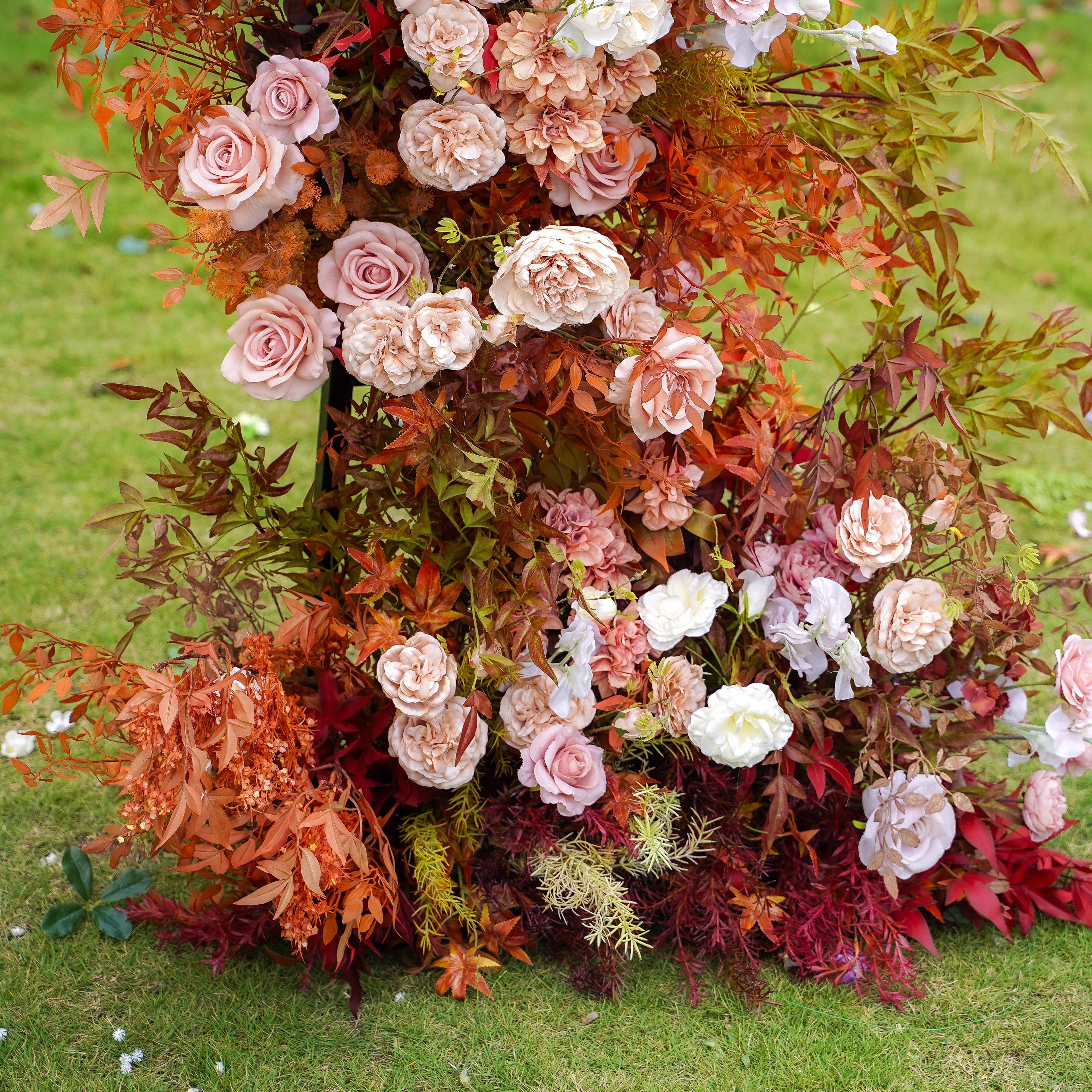 Maple New Wedding Party Background Floral Arch Decoration Including Frame