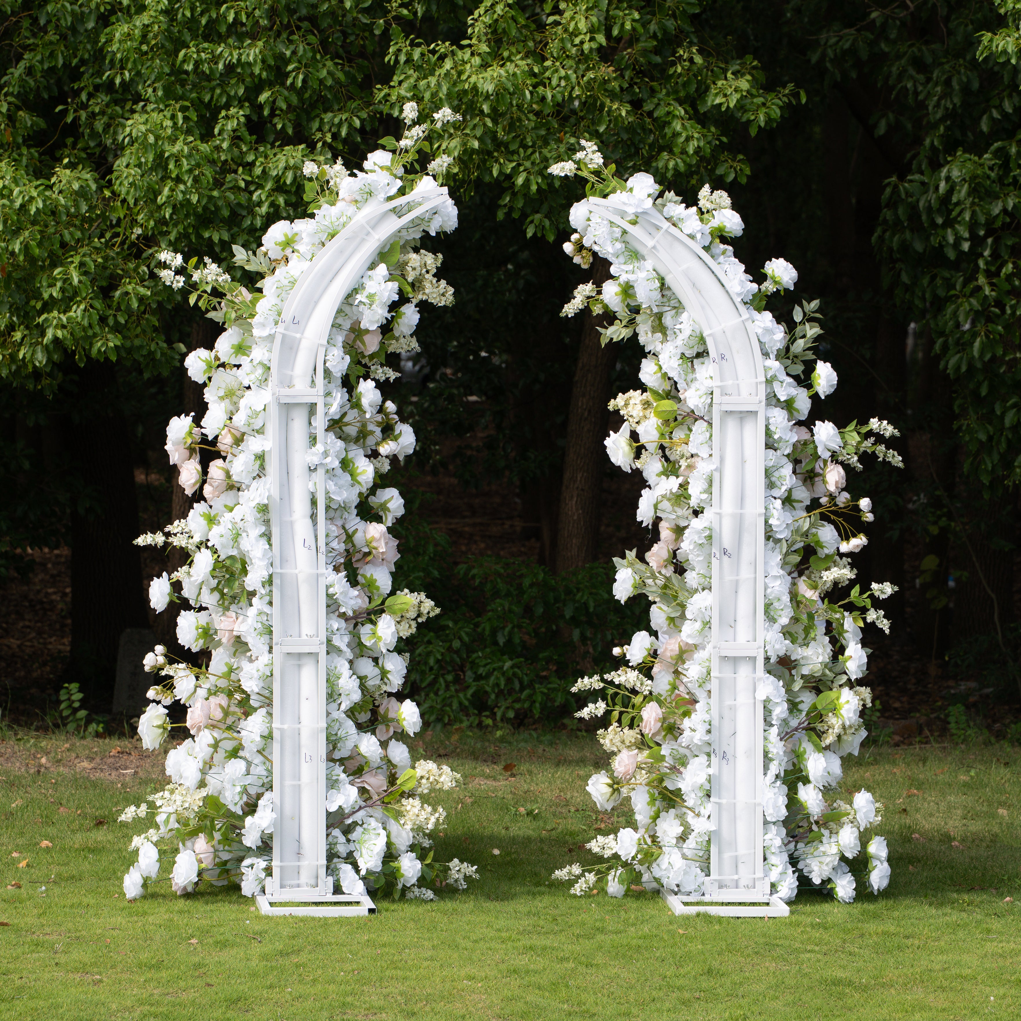 lovable:Wedding Party Background Floral Arch Decoration (Including Frame)