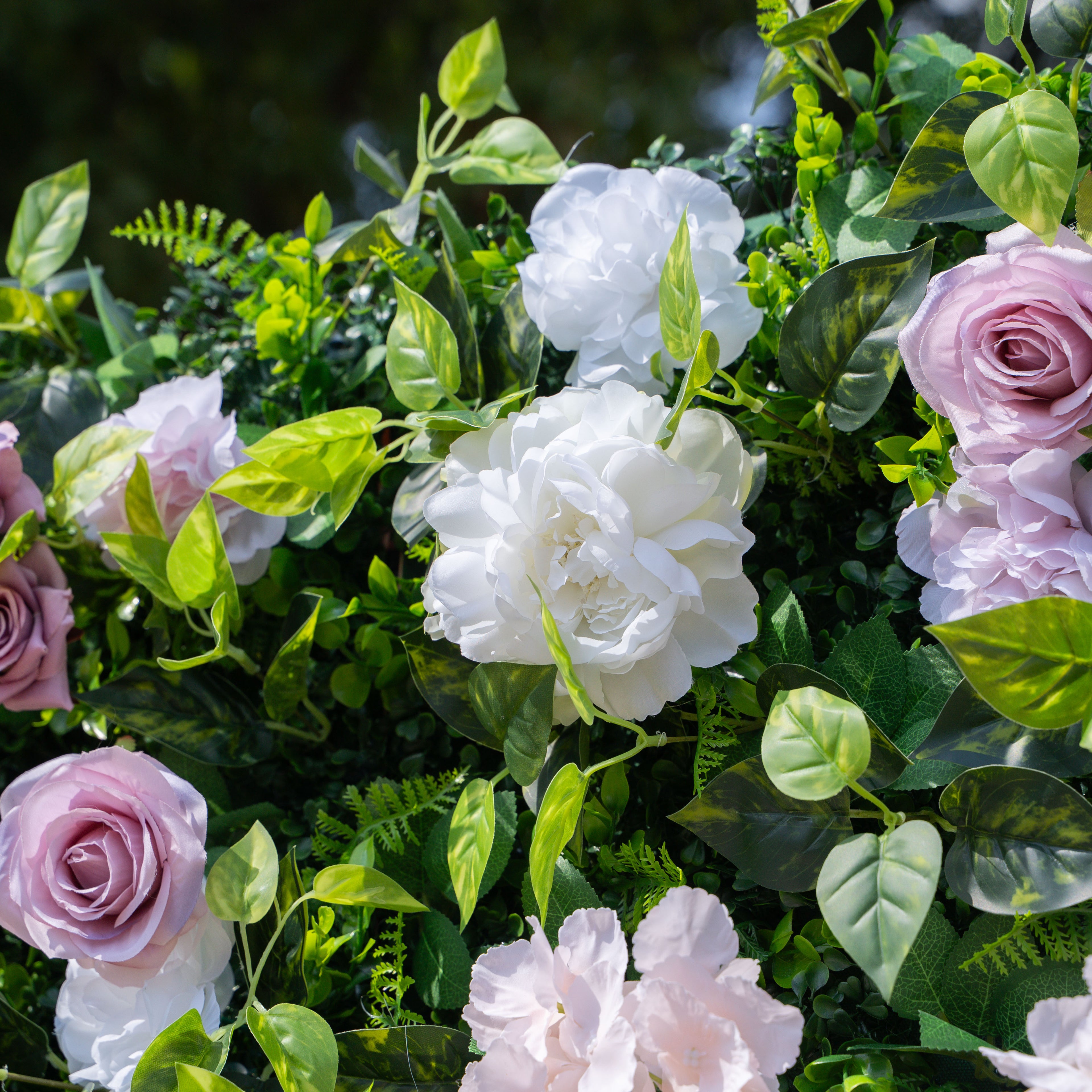 Memphis: 3D Fabric Artificial rolling up curtain flower wall 8ftx8ft for weddings and events decoration (Ready to Ship USA only)