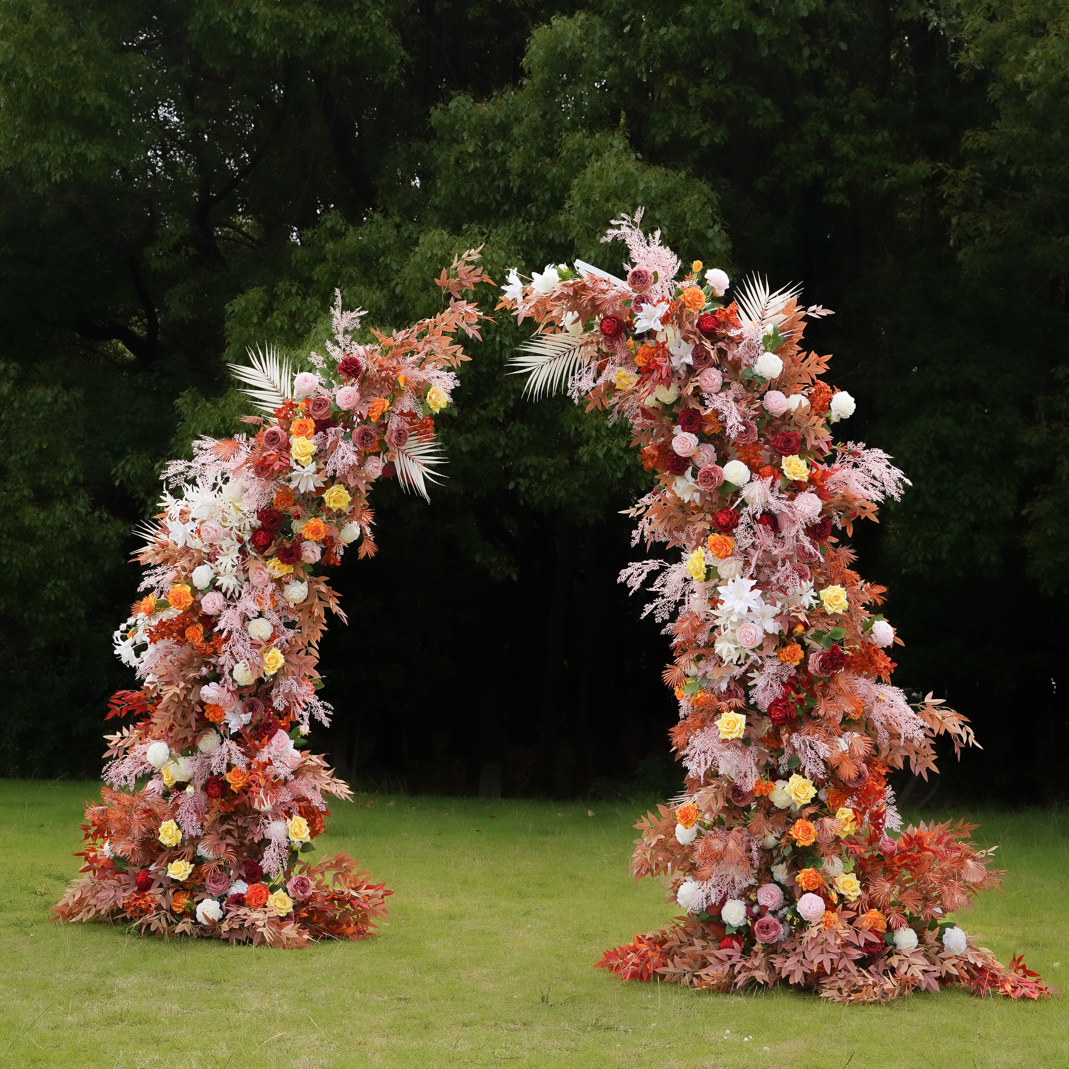 Serenita :New Wedding Party Background Floral Arch Decoration Including Frame