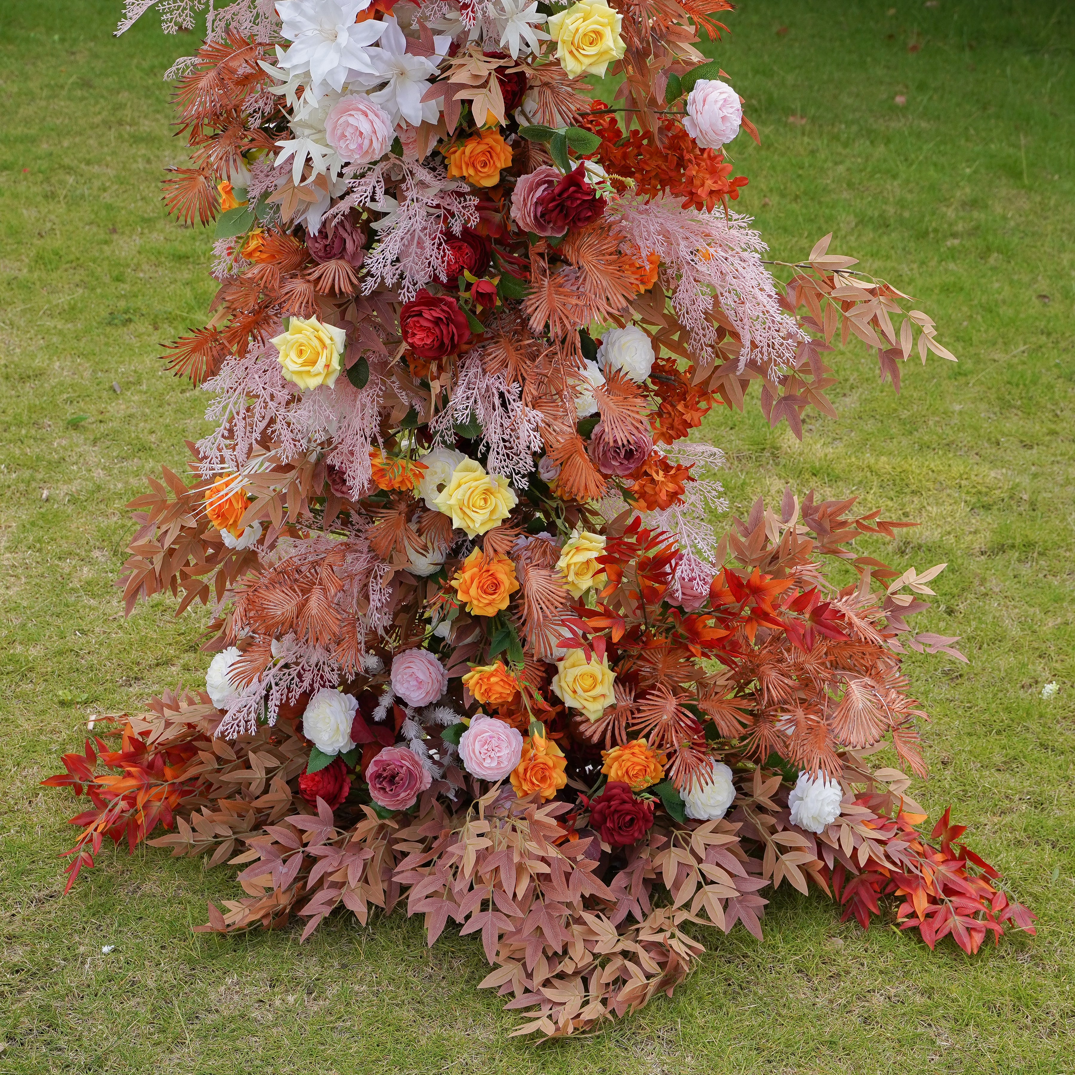 Serenita :New Wedding Party Background Floral Arch Decoration Including Frame