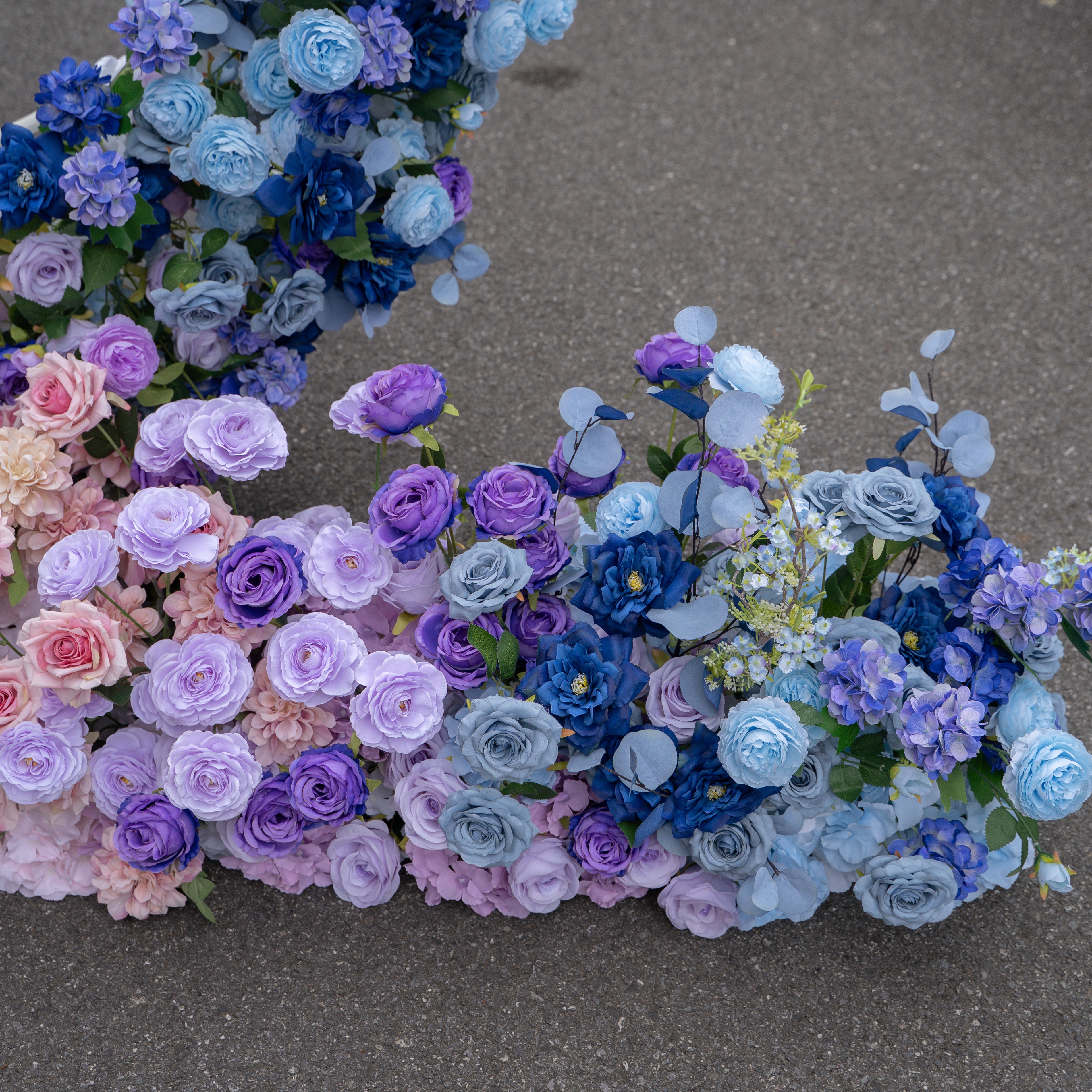 New Arrival: Candy Wedding Party Background Floral Arch Decoration Including Frame