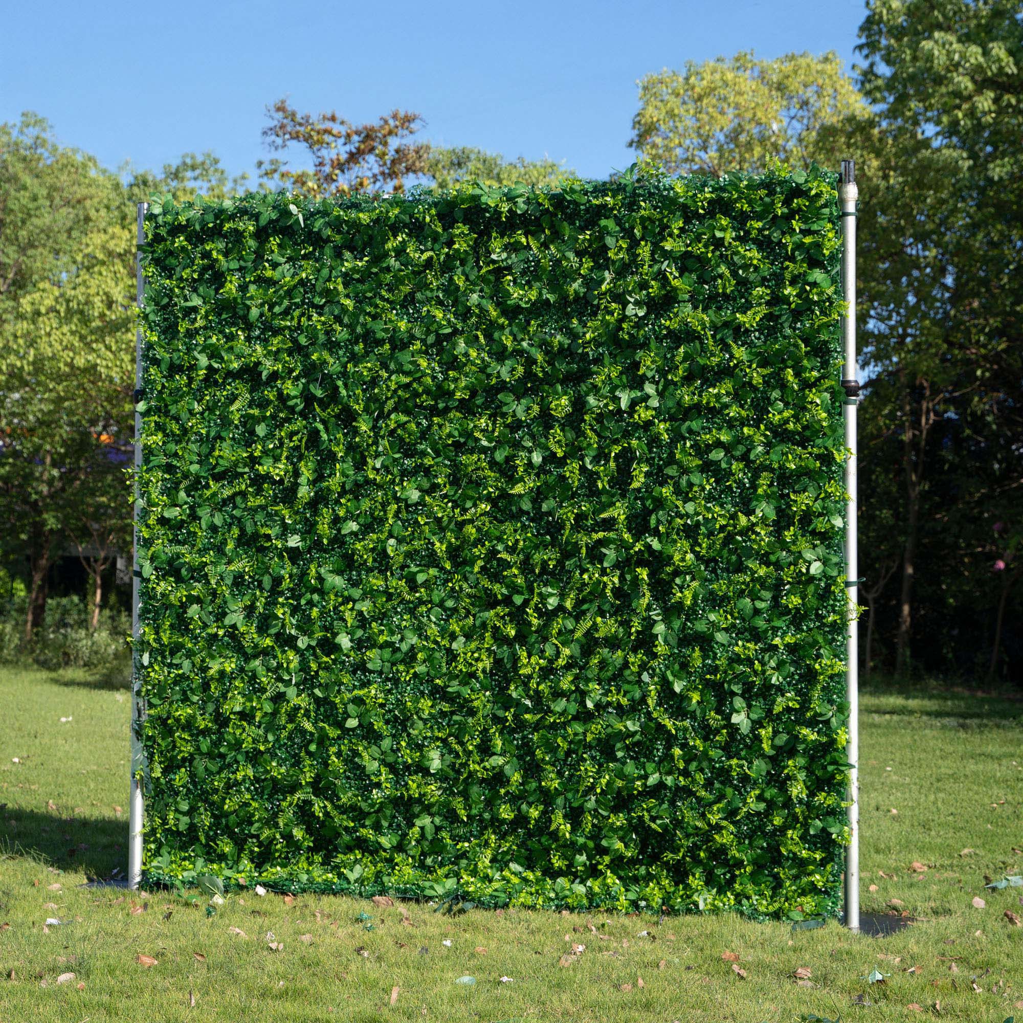 Simple:2D Fabric Artificial rolling up curtain flower wall 8ft x 8ft (Ready to Ship USA only)