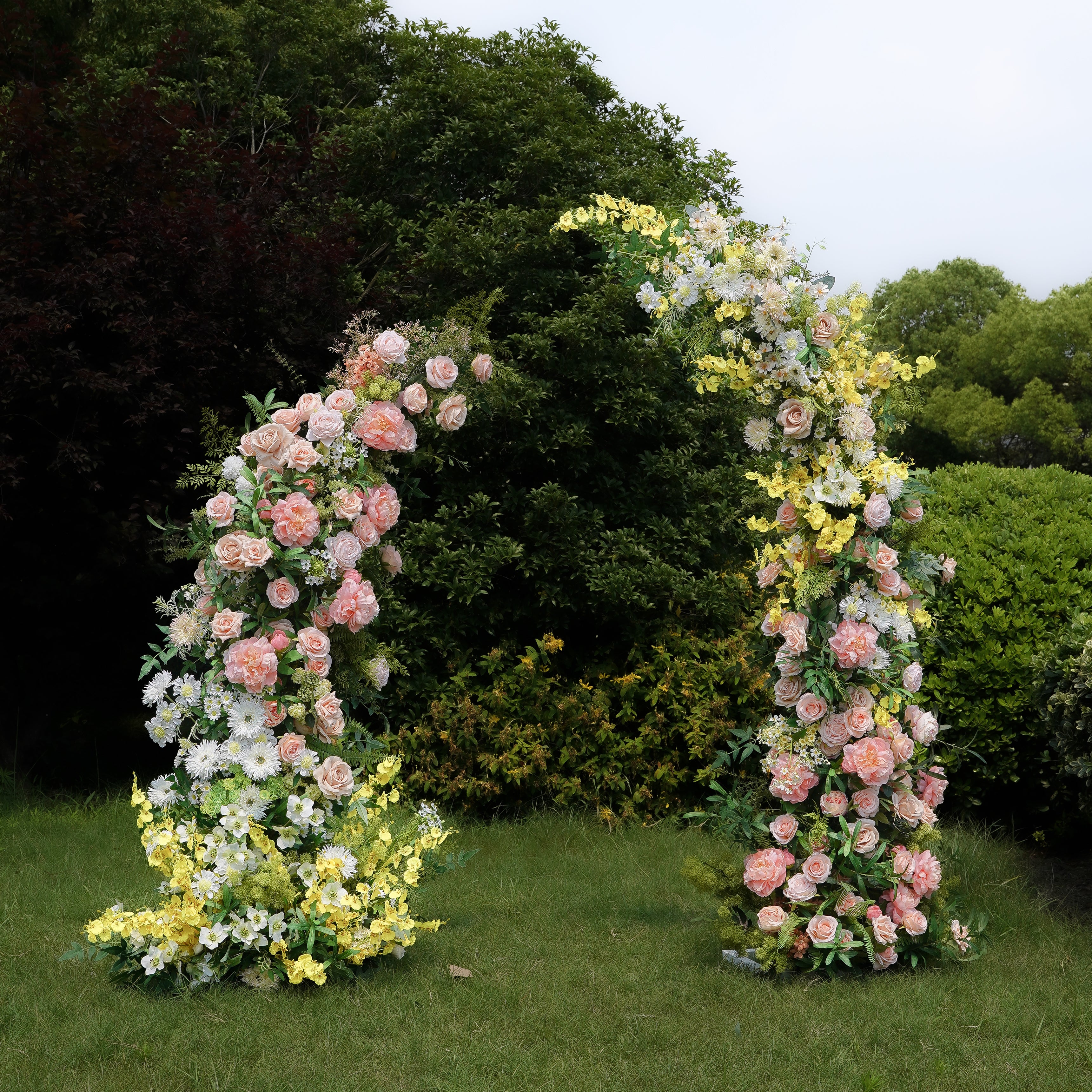 Fay:New Wedding Background Floral Arch Including Frame