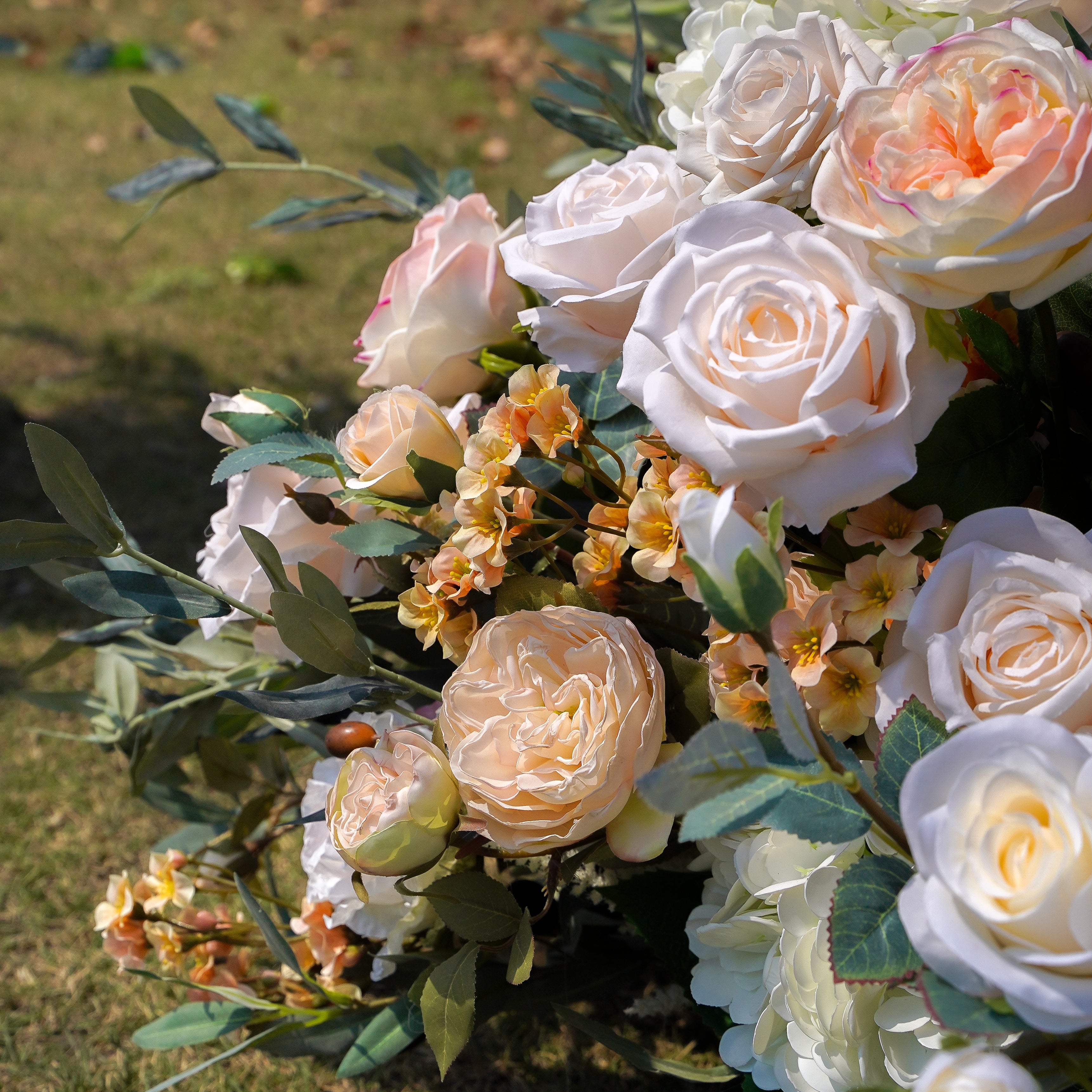 Ember:Wedding Party Background Floral Arch Decoration Including Frame