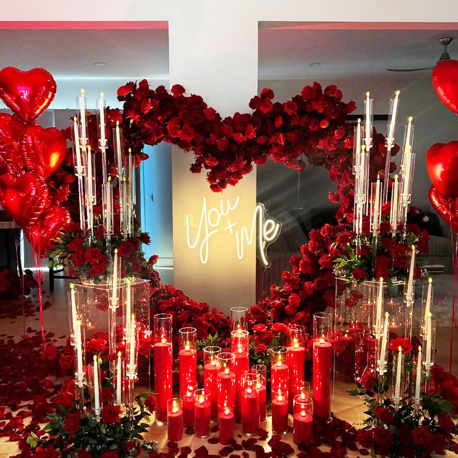 Amore：New Wedding Party Background Floral Arch Decoration Including Frame