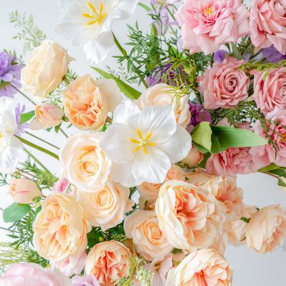 Antheia  Wedding Party Background Floral Arch Decoration  Including Frame