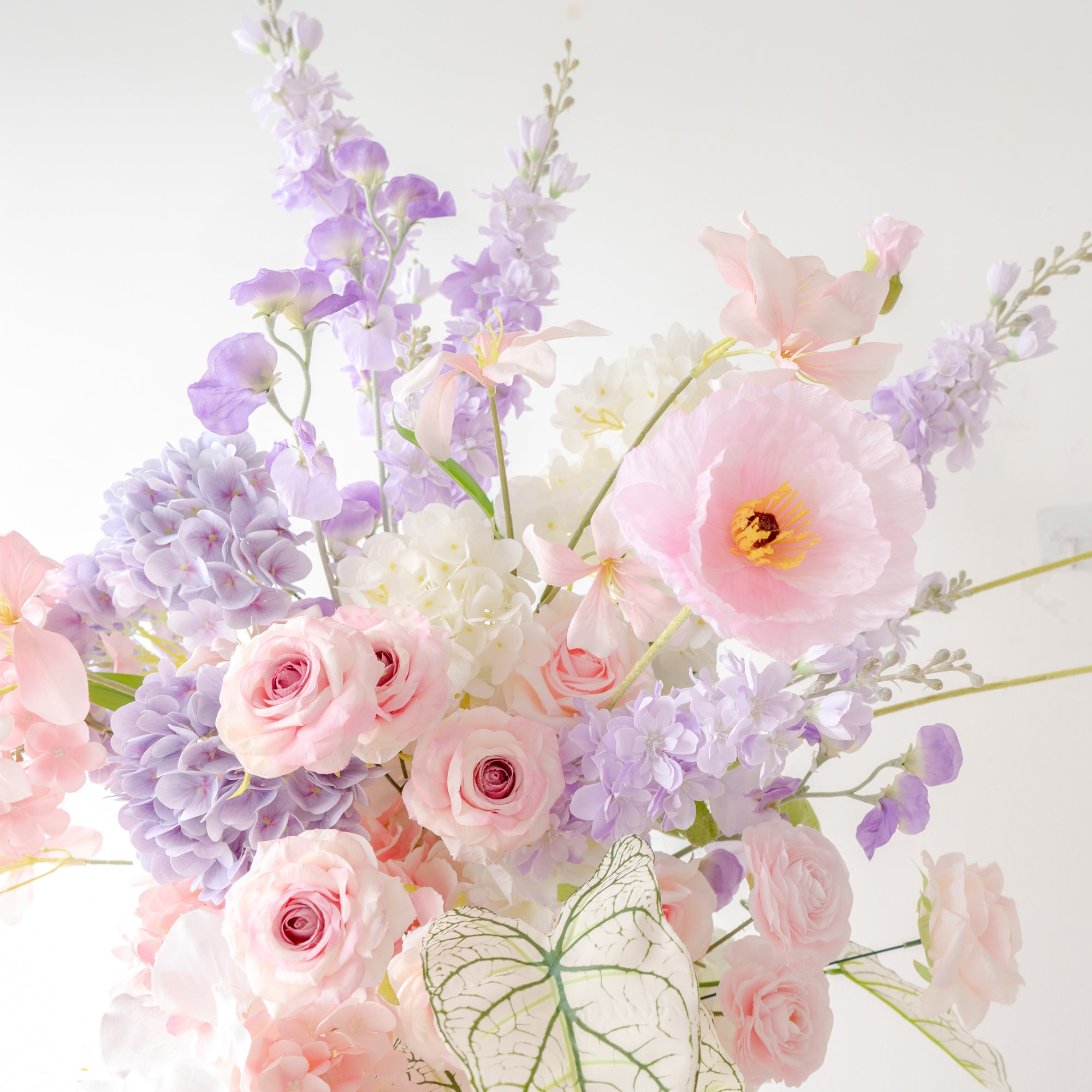 Eirene  New Wedding Party Background Floral Arch Decoration Including Frame, Pillar and 3 Runners