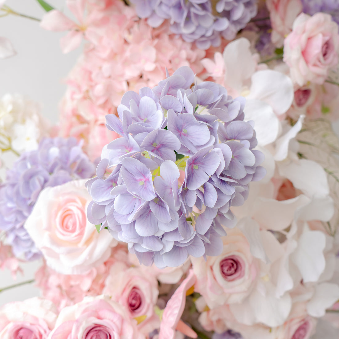 Eirene  New Wedding Party Background Floral Arch Decoration Including Frame, Pillar and 3 Runners