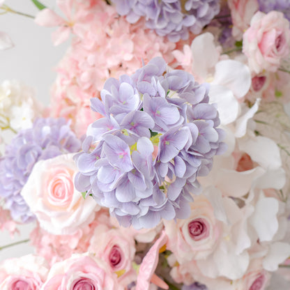 Eirene  New Wedding Party Background Floral Arch Decoration Including Frame, Pillar and 3 Runners