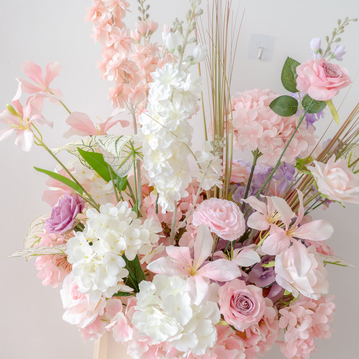 Eirene  New Wedding Party Background Floral Arch Decoration Including Frame, Pillar and 3 Runners