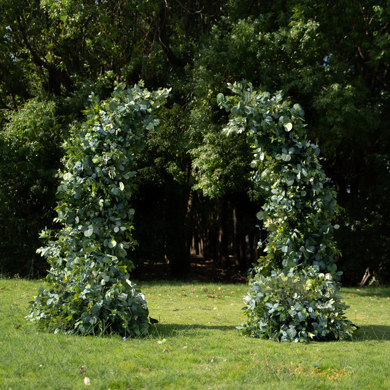 Sprout：Wedding Party Background Floral Arch Decoration (Including Frame) + 2 Silk flower ground runners  Including Frame