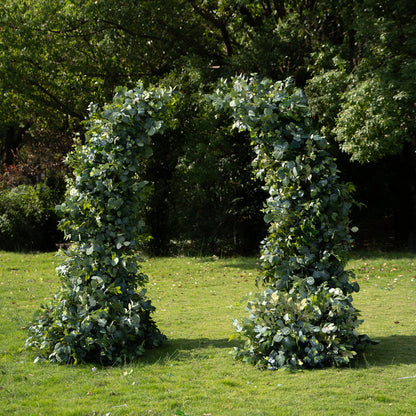 Sprout：Wedding Party Background Floral Arch Decoration (Including Frame) + 2 Silk flower ground runners  Including Frame