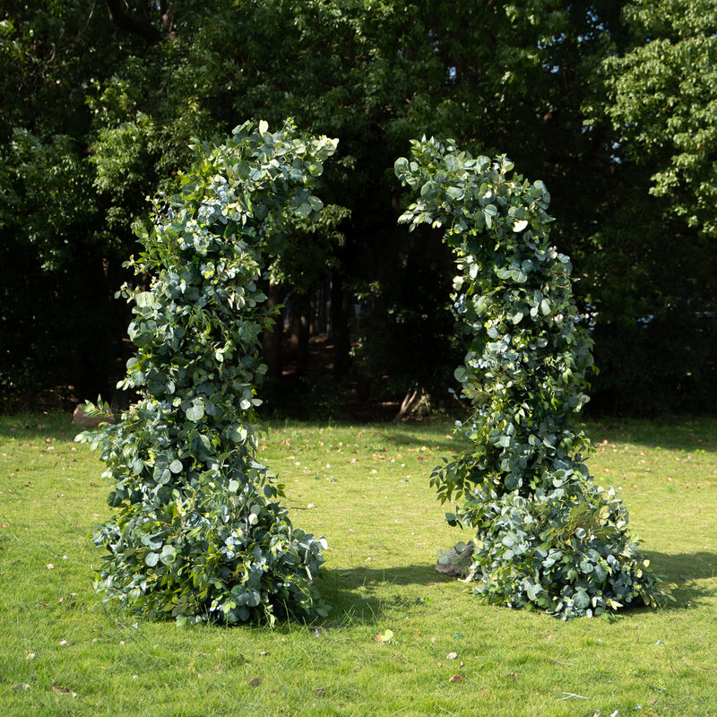 Sprout：Wedding Party Background Floral Arch Decoration (Including Frame) + 2 Silk flower ground runners  Including Frame