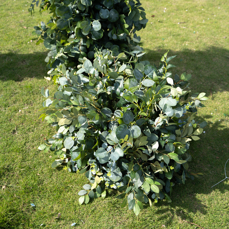 Sprout：Wedding Party Background Floral Arch Decoration (Including Frame) + 2 Silk flower ground runners  Including Frame