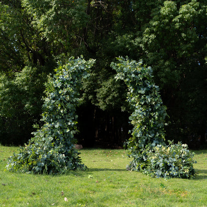 Sprout：Wedding Party Background Floral Arch Decoration (Including Frame) + 2 Silk flower ground runners  Including Frame