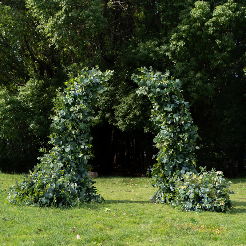 Sprout：Wedding Party Background Floral Arch Decoration (Including Frame) + 2 Silk flower ground runners  Including Frame
