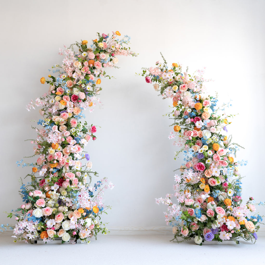 Bloom ：Wedding Party Background Floral Arch Decoration (Including Frame)