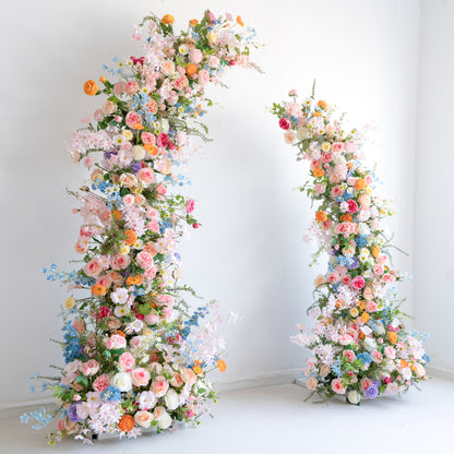 Bloom ：Wedding Party Background Floral Arch Decoration (Including Frame)