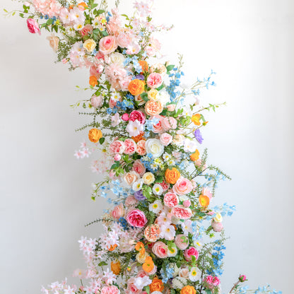 Bloom ：Wedding Party Background Floral Arch Decoration (Including Frame)
