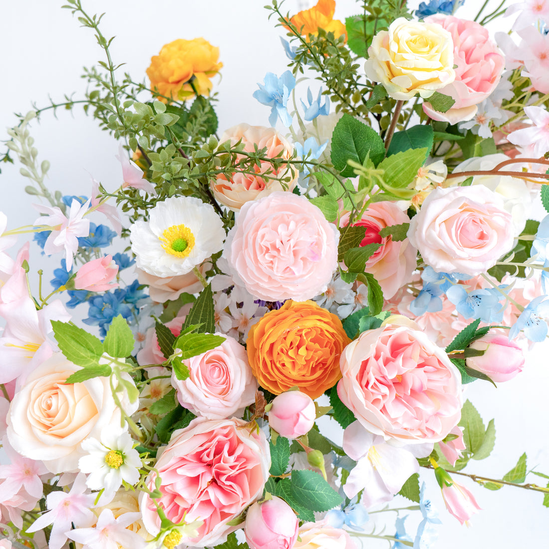 Bloom ：Wedding Party Background Floral Arch Decoration (Including Frame)