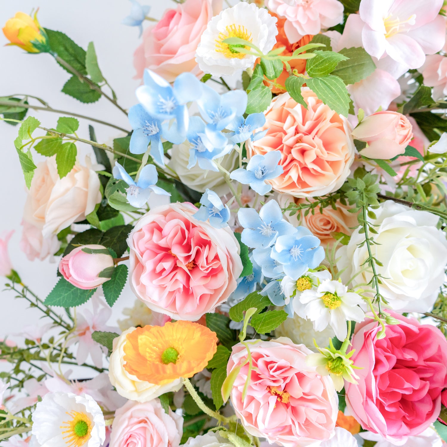 Bloom ：Wedding Party Background Floral Arch Decoration (Including Frame)